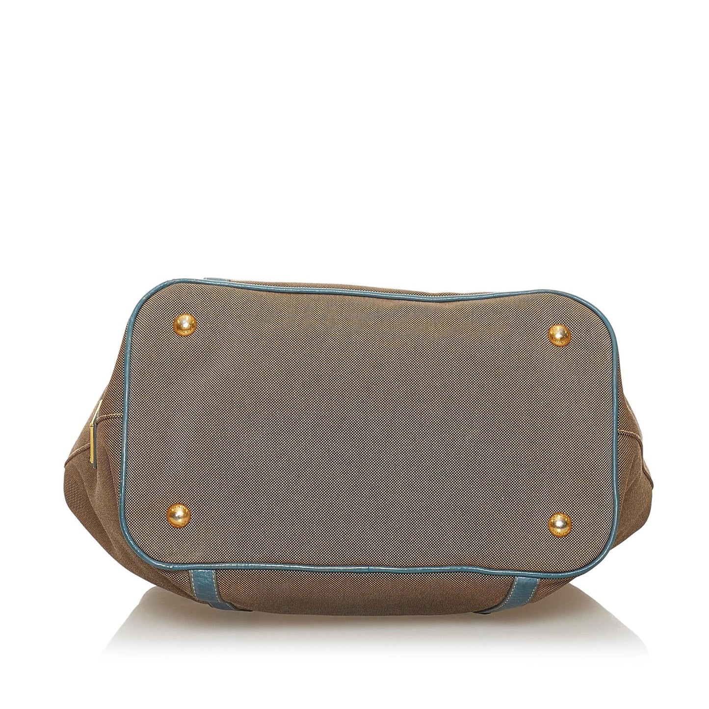Prada Canapa Logo Canvas Satchel (SHG-30063)