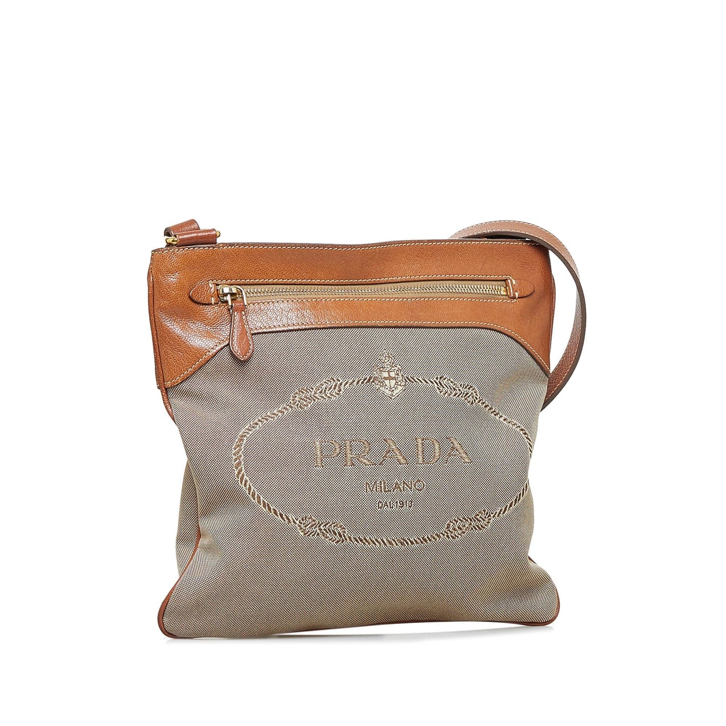 Prada Canapa Logo Crossbody Bag (SHG-vnSBEh)