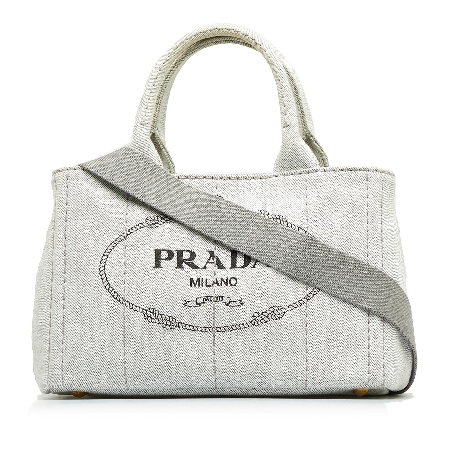 Prada Canapa Logo Satchel (SHG-wHZCCJ)