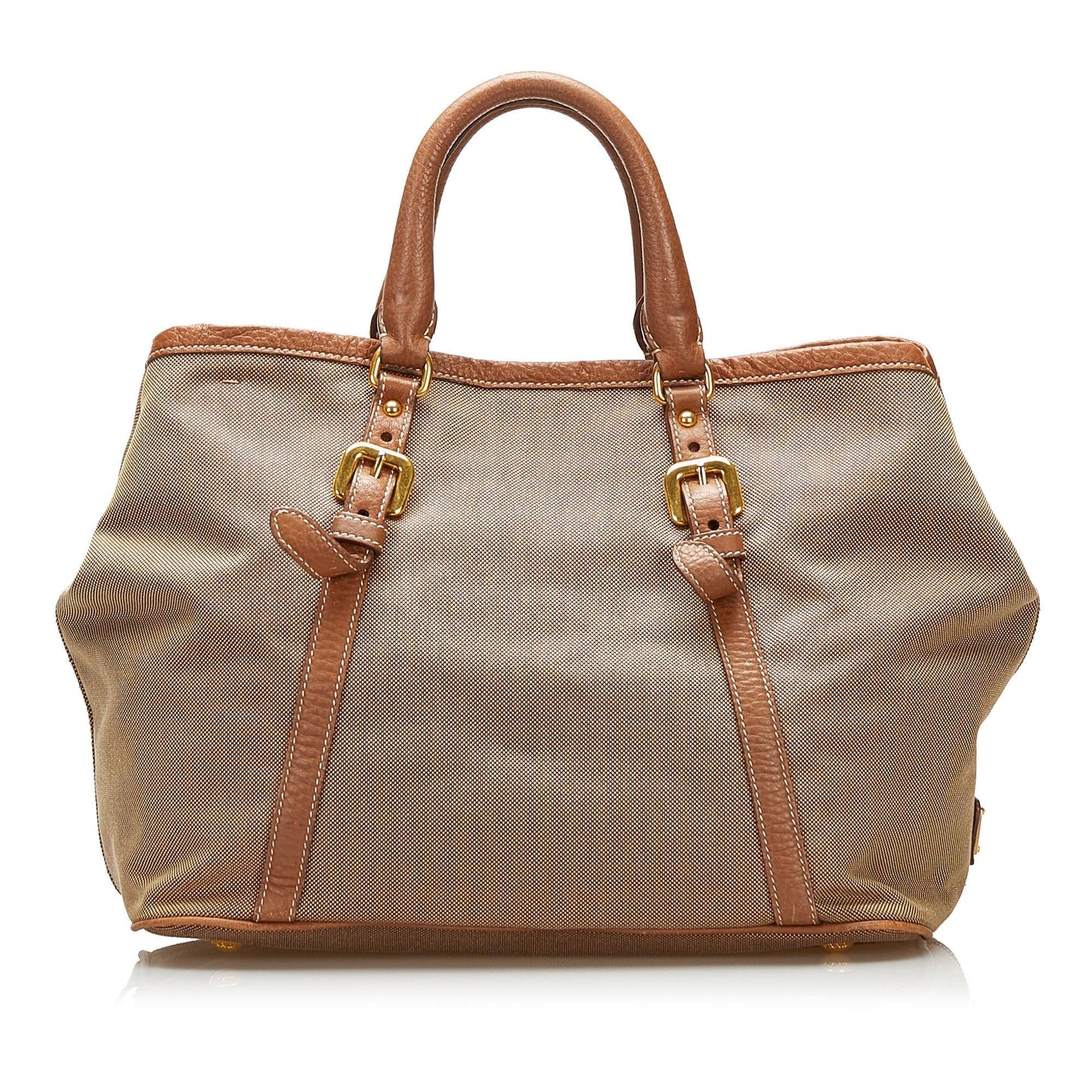 Prada Canapa Logo Satchel (SHG-35397)