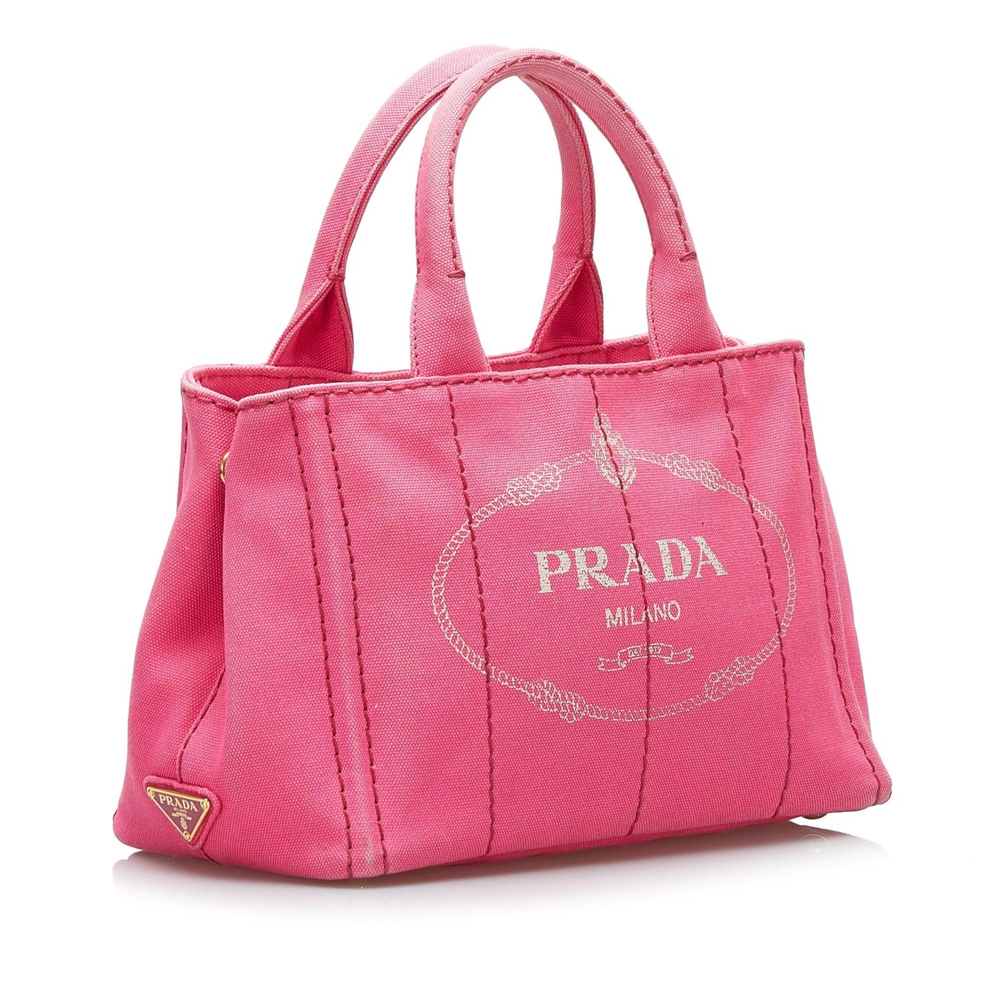 Prada Canapa Logo Satchel (SHG-o6hPc2)