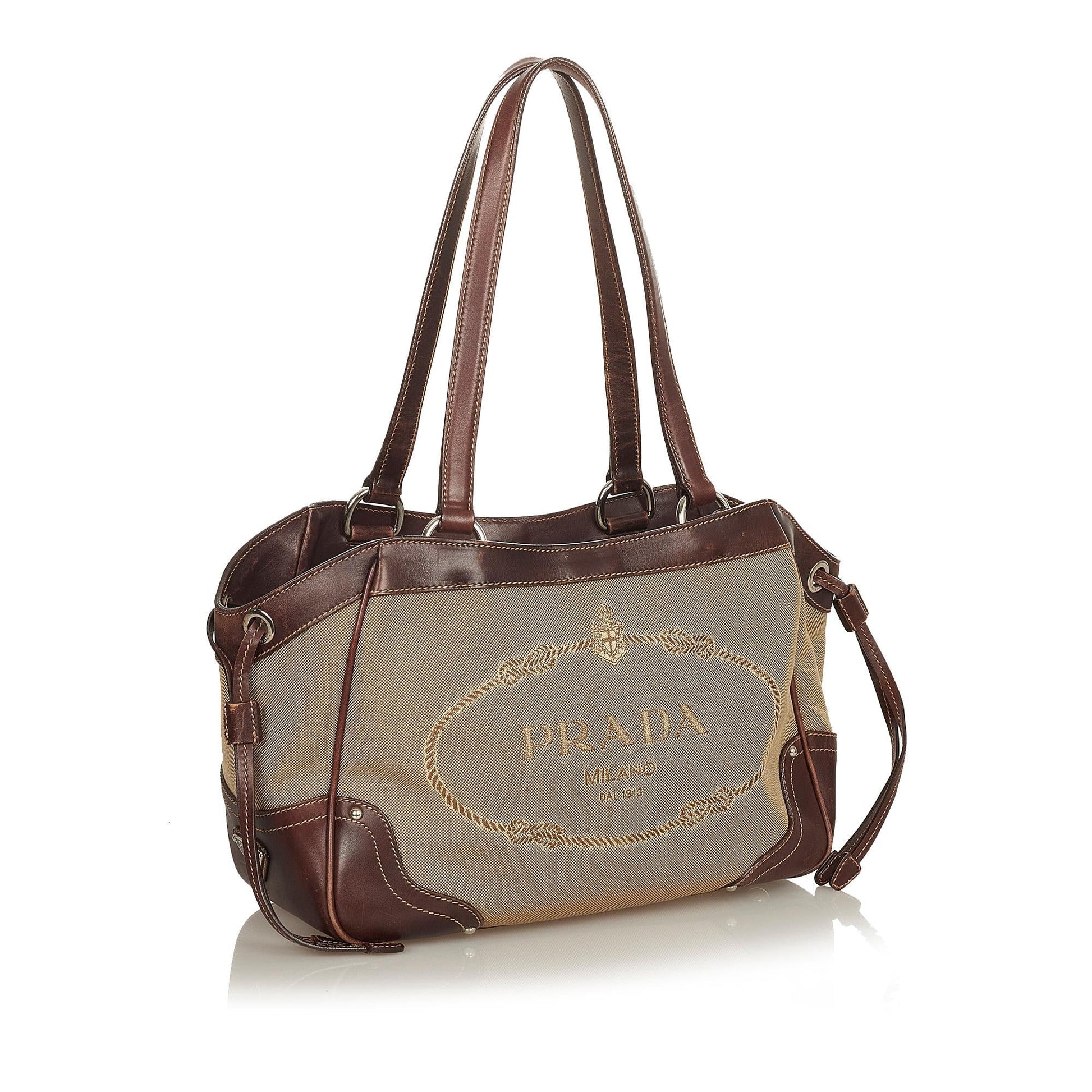 Prada Canapa Logo Shoulder Bag (SHG-25079)
