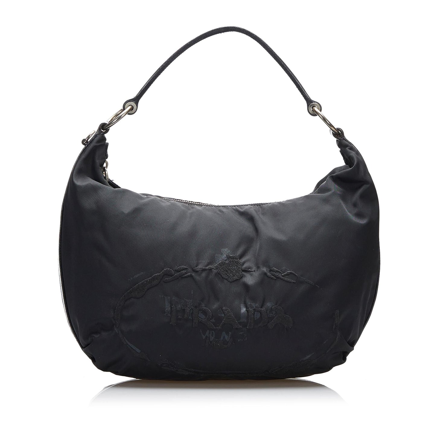 Prada Canapa Logo Tessuto Hobo (SHG-Cvv5rc)