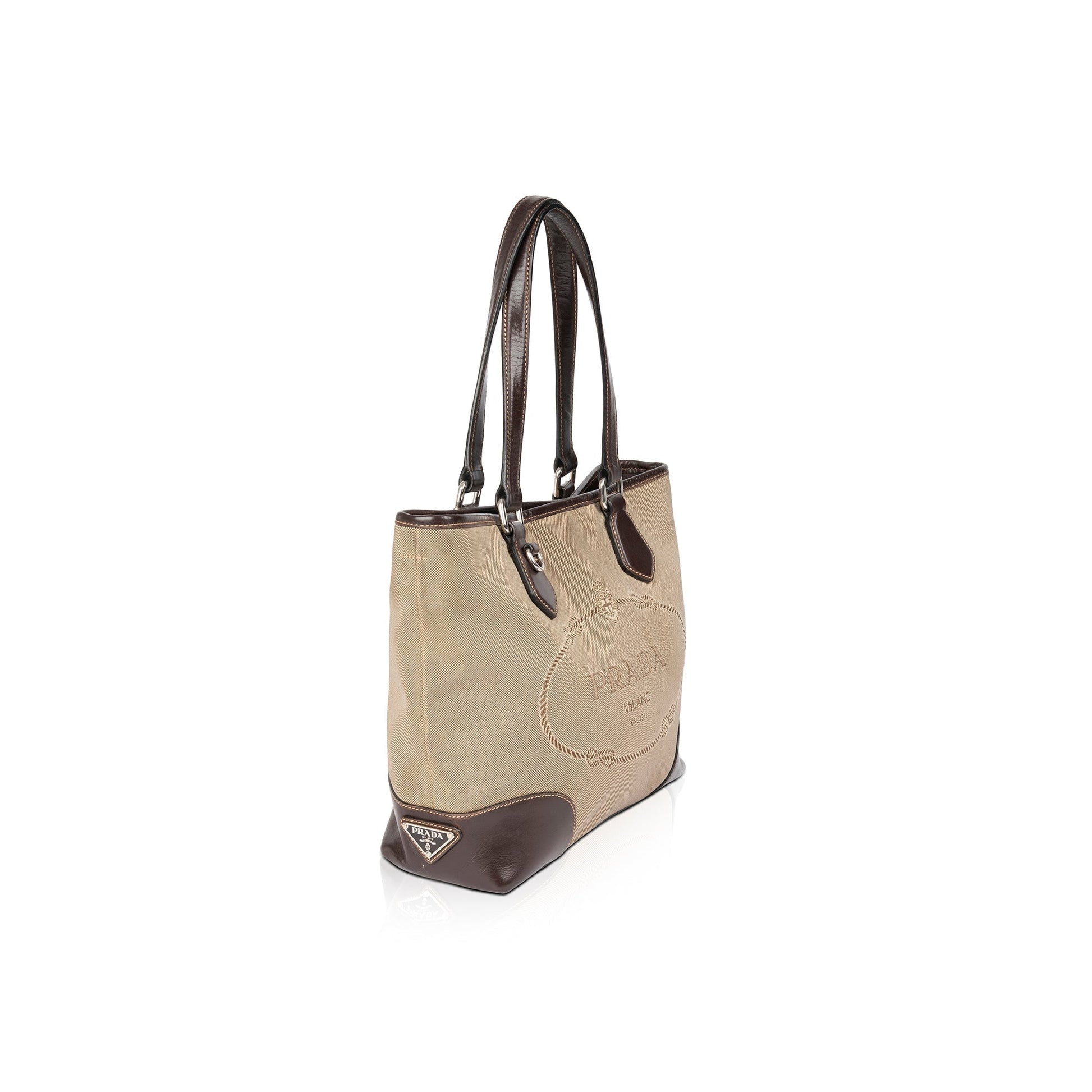 Prada Canapa Logo Tote