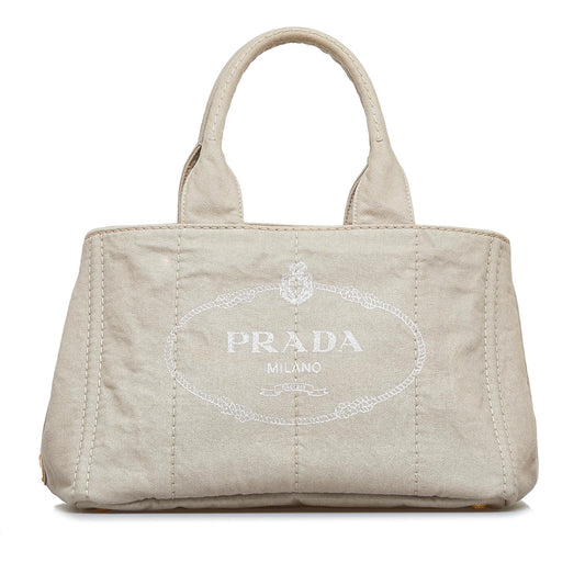 Prada Canapa Logo Tote (SHG-h7ROBb)