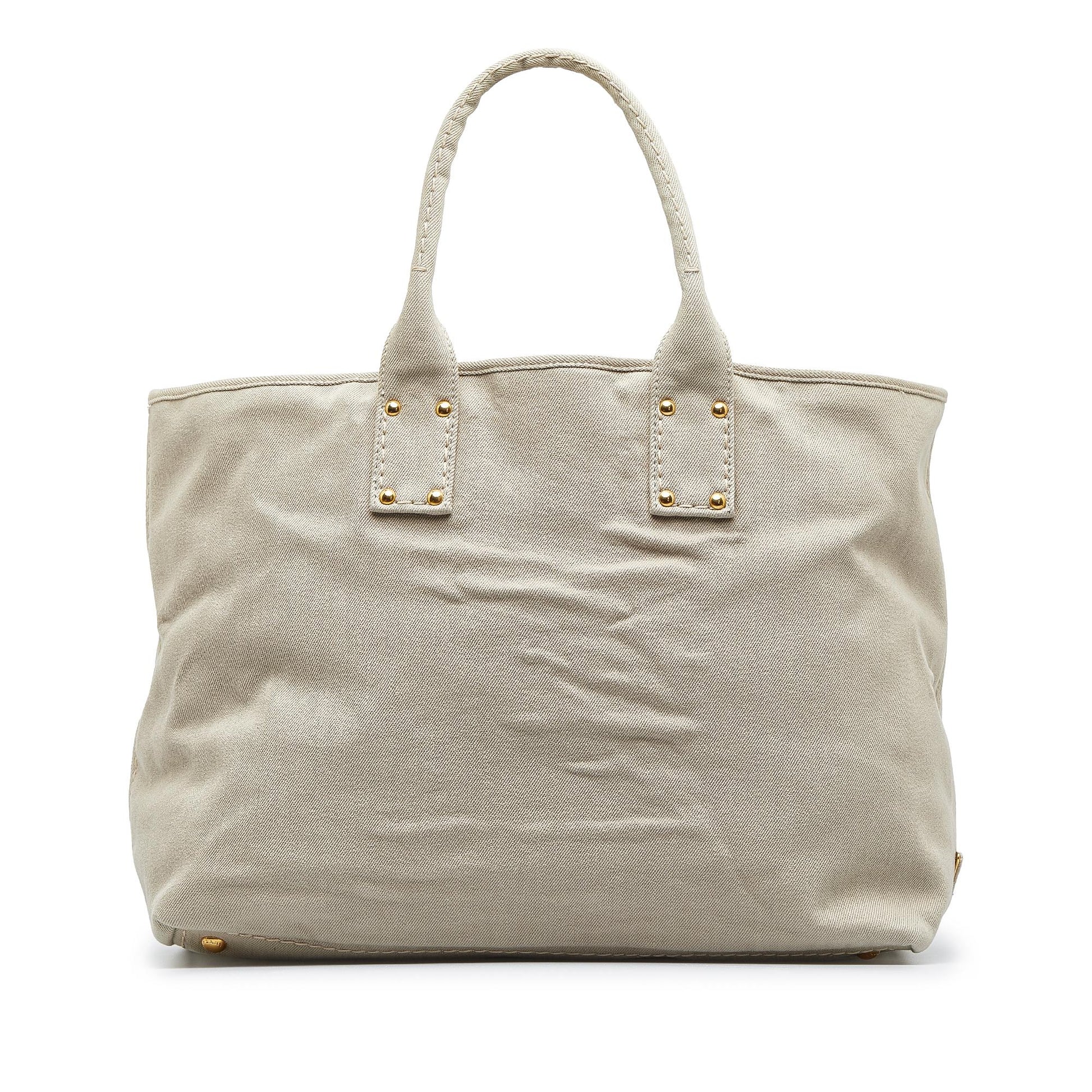 Prada Canapa Logo Tote (SHG-ScQqsJ)