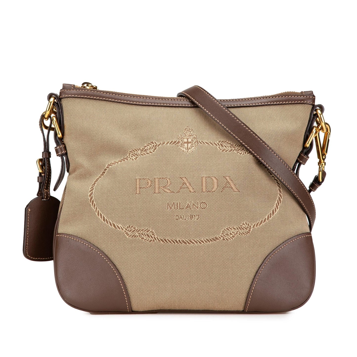 Prada Canvas Canapa Logo Crossbody
