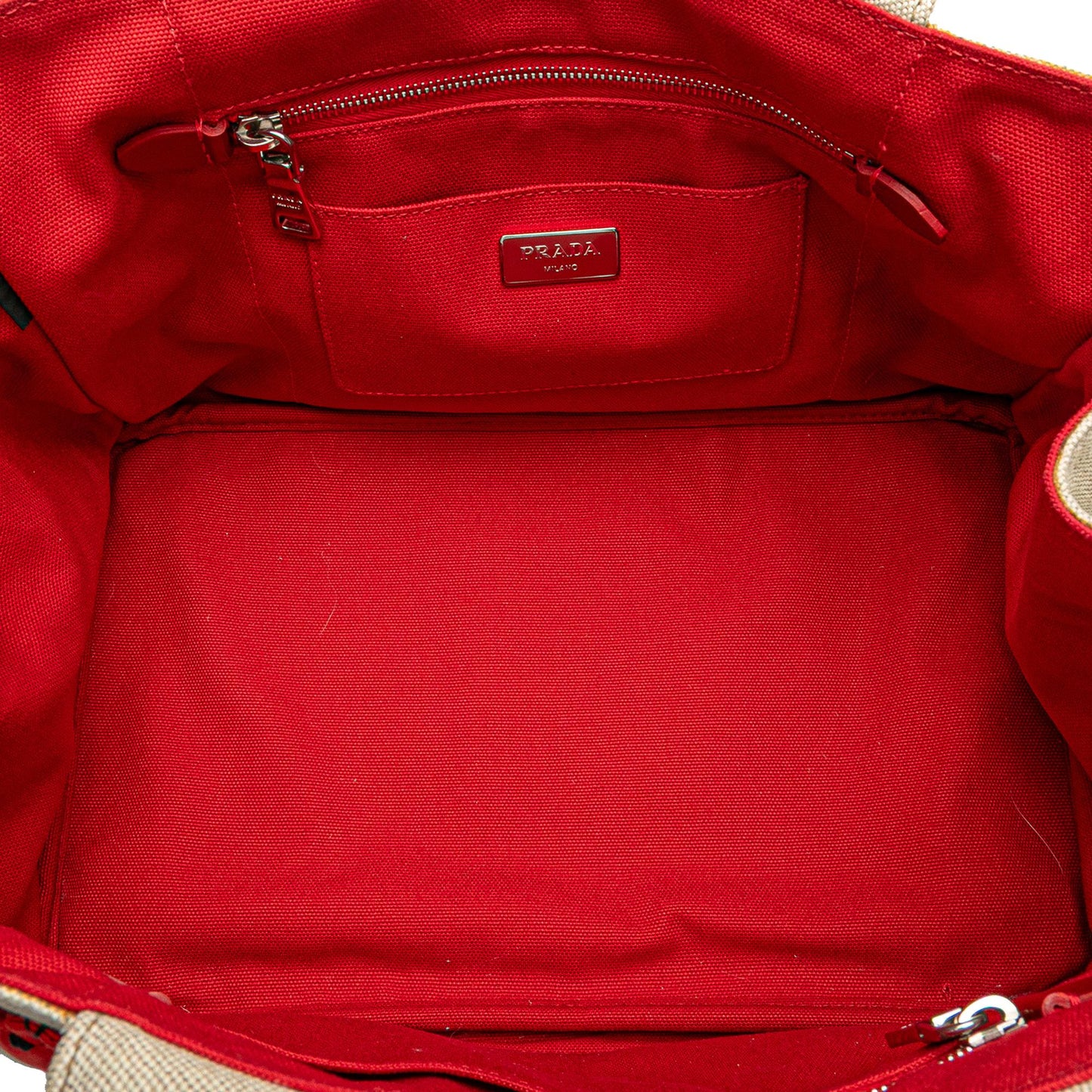 Prada Canvas Canapa Mistolino Tote