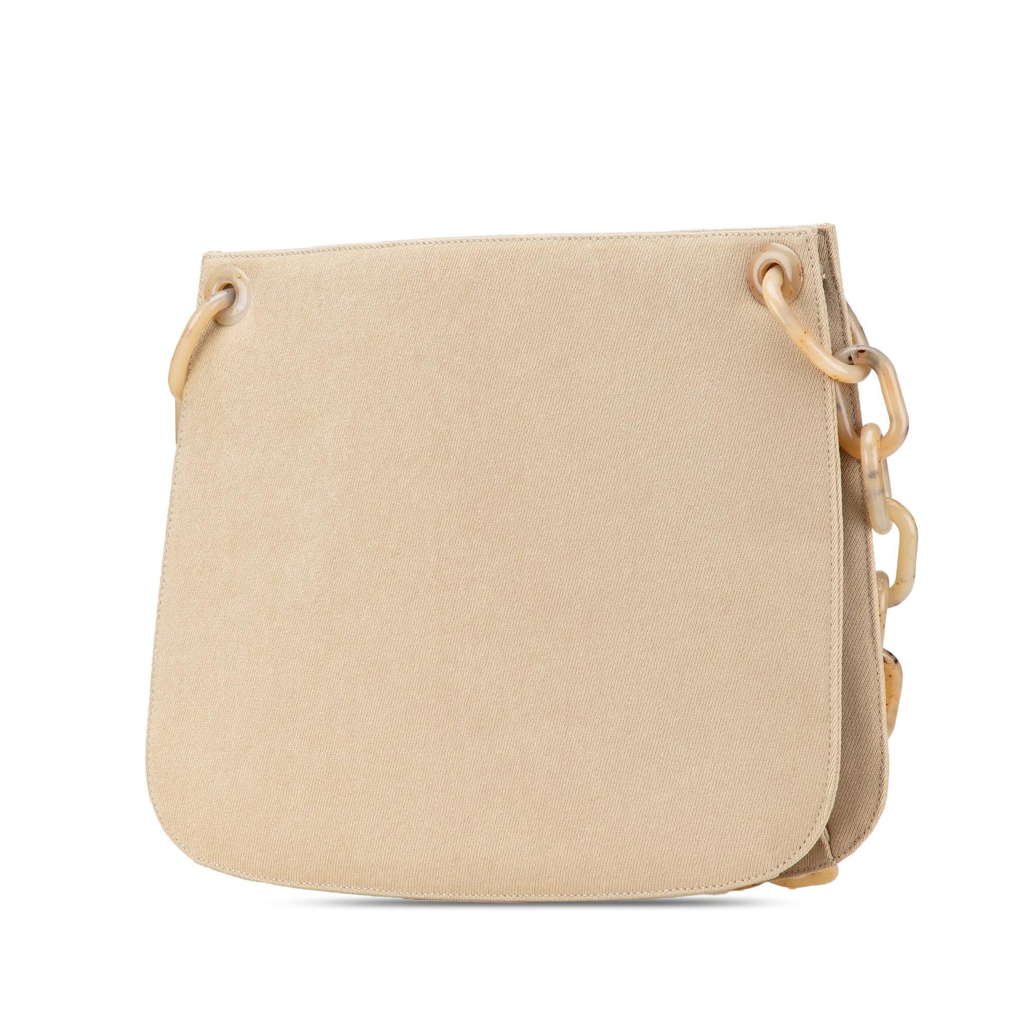 Prada Canvas Canapa Swing Chain Shoulder Bag