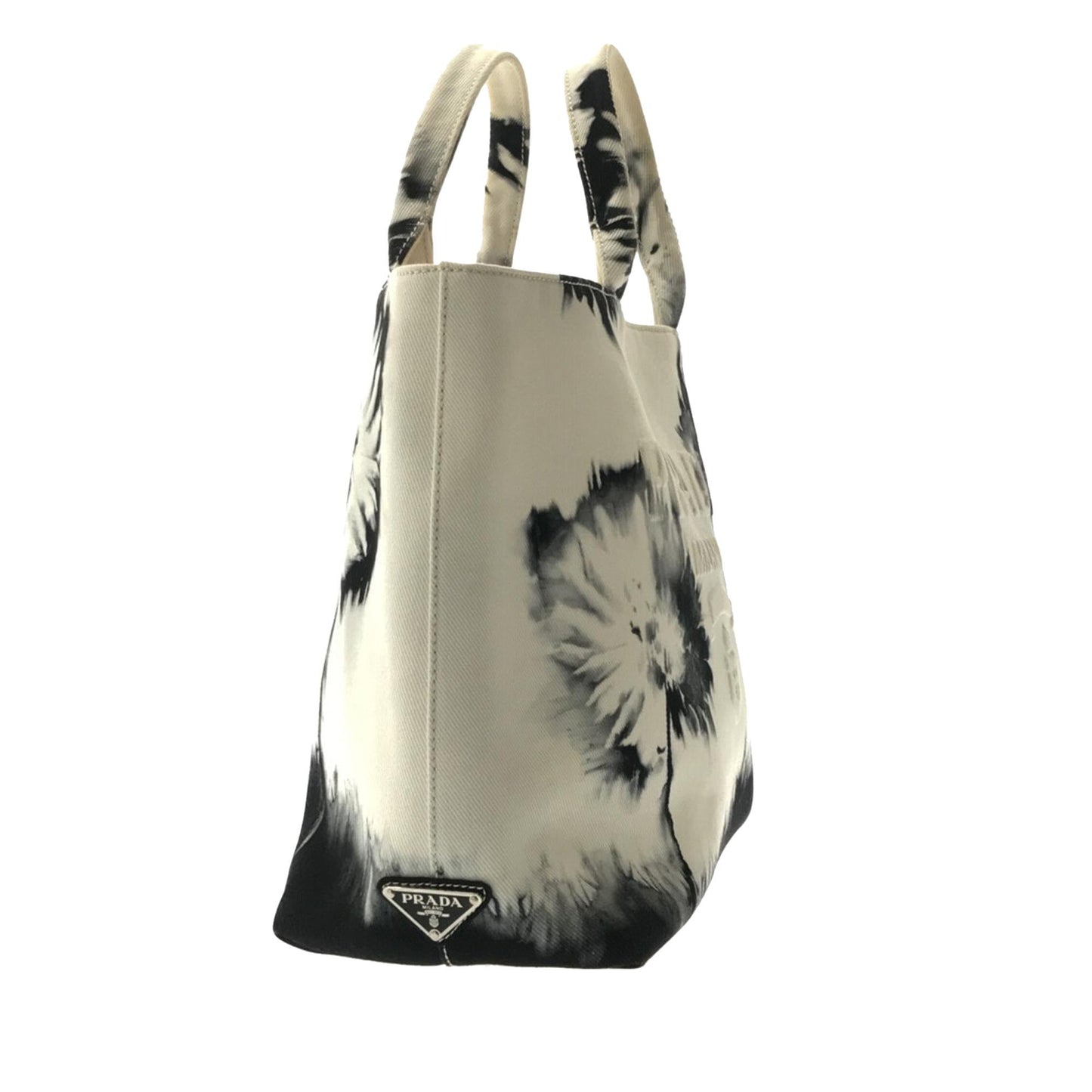 Prada Canvas Drill Tie Dye Tote (SHG-CJuz2E)