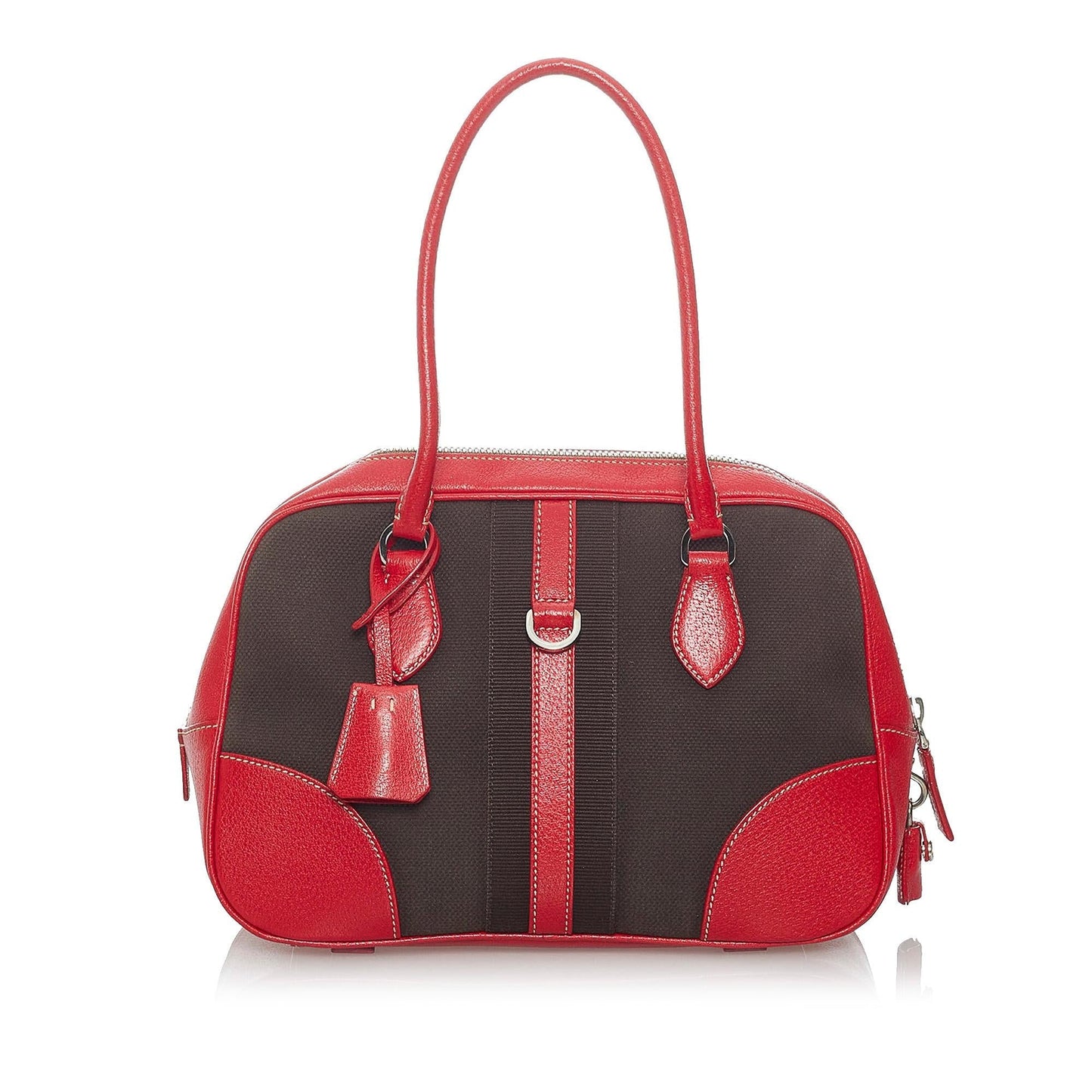 Prada Canvas Handbag (SHG-29782)