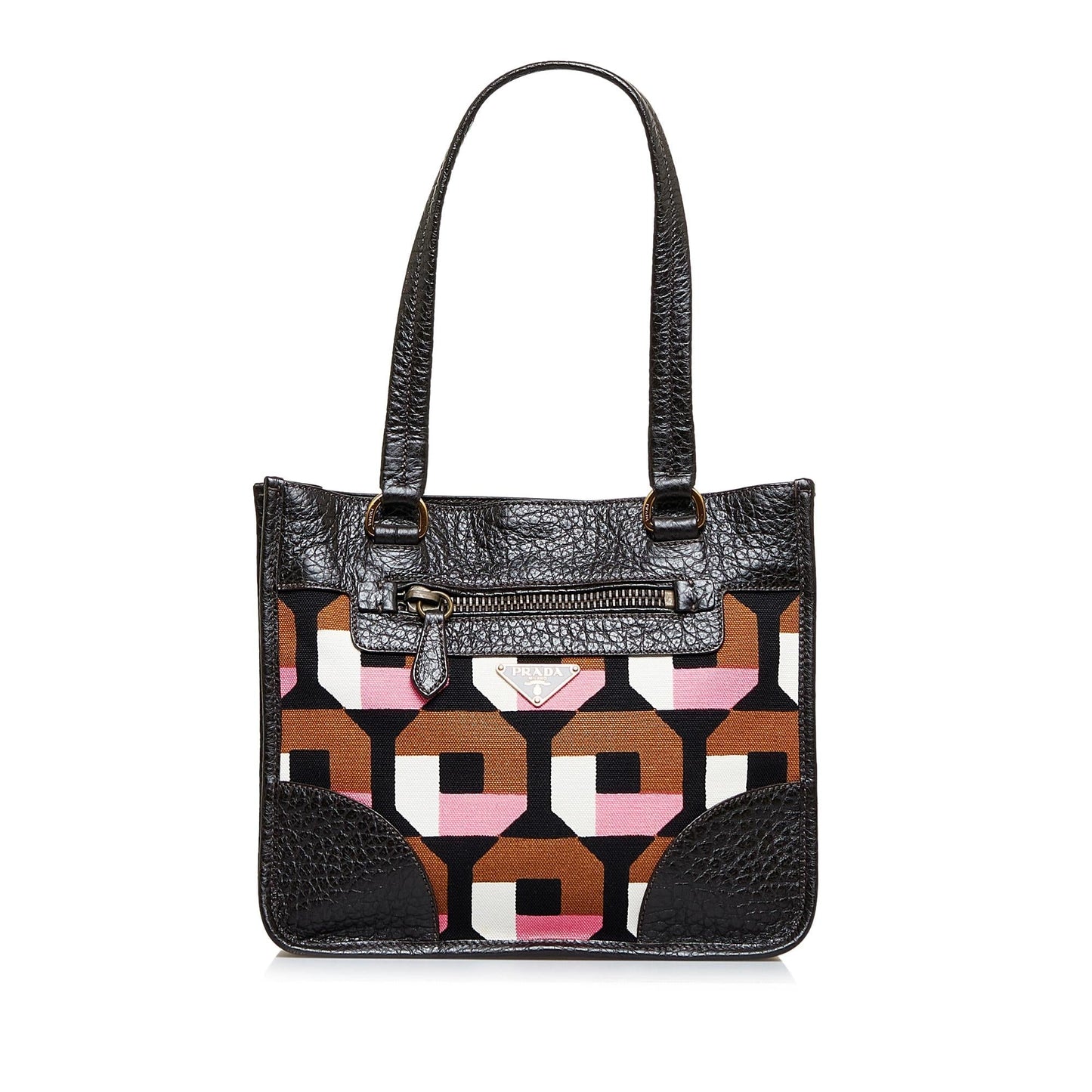 Prada Canvas Shoulder Bag (SHG-FqDrNL)