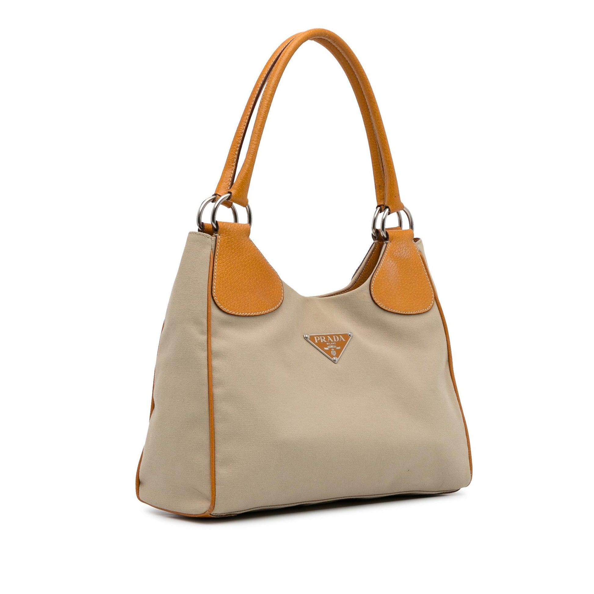Prada Canvas Shoulder Bag ( )