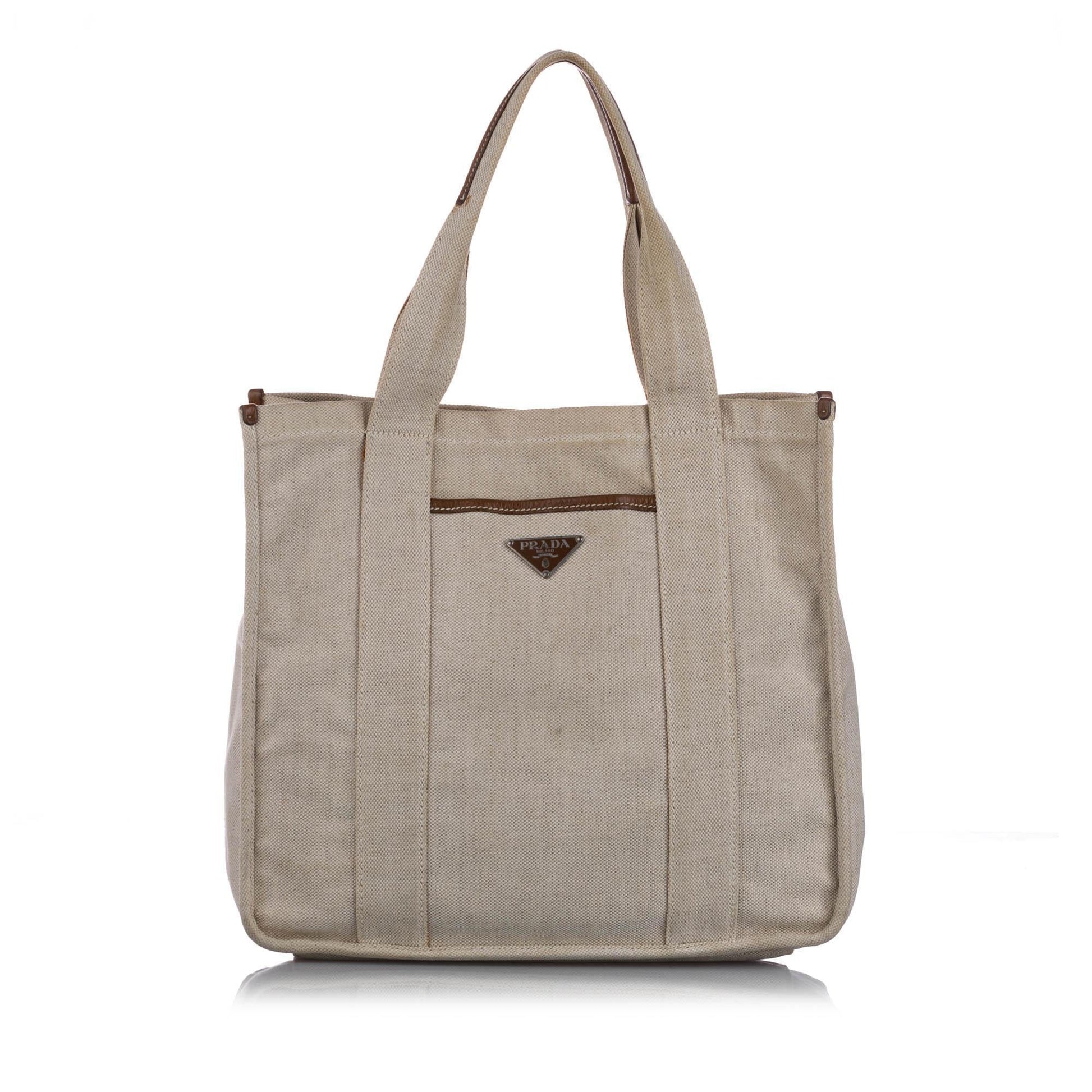 Prada Canvas Tote Bag ( )