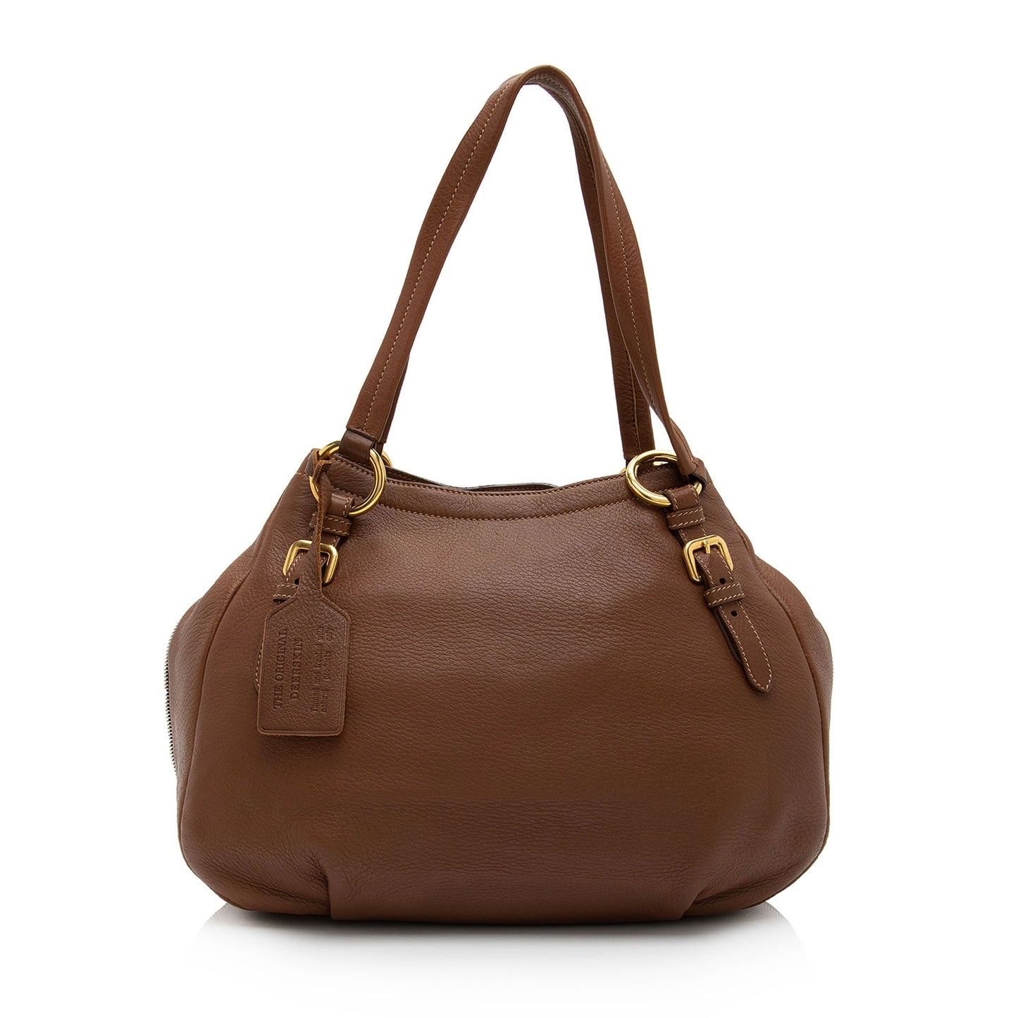 Prada Cervo Sacca 2 Manici Shoulder Bag (SHF-otdjn1)