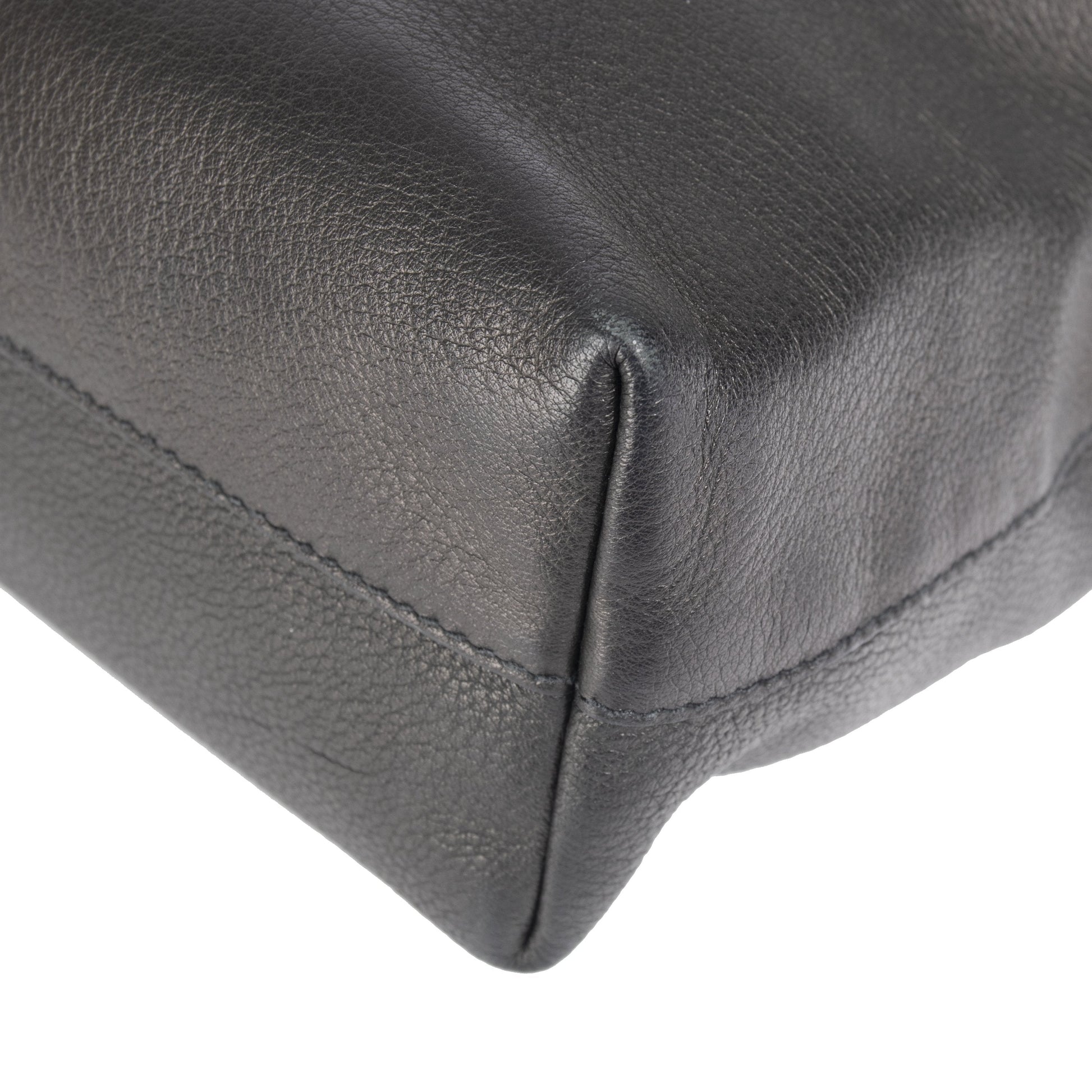 Prada Cervo Leather Shopping Tote