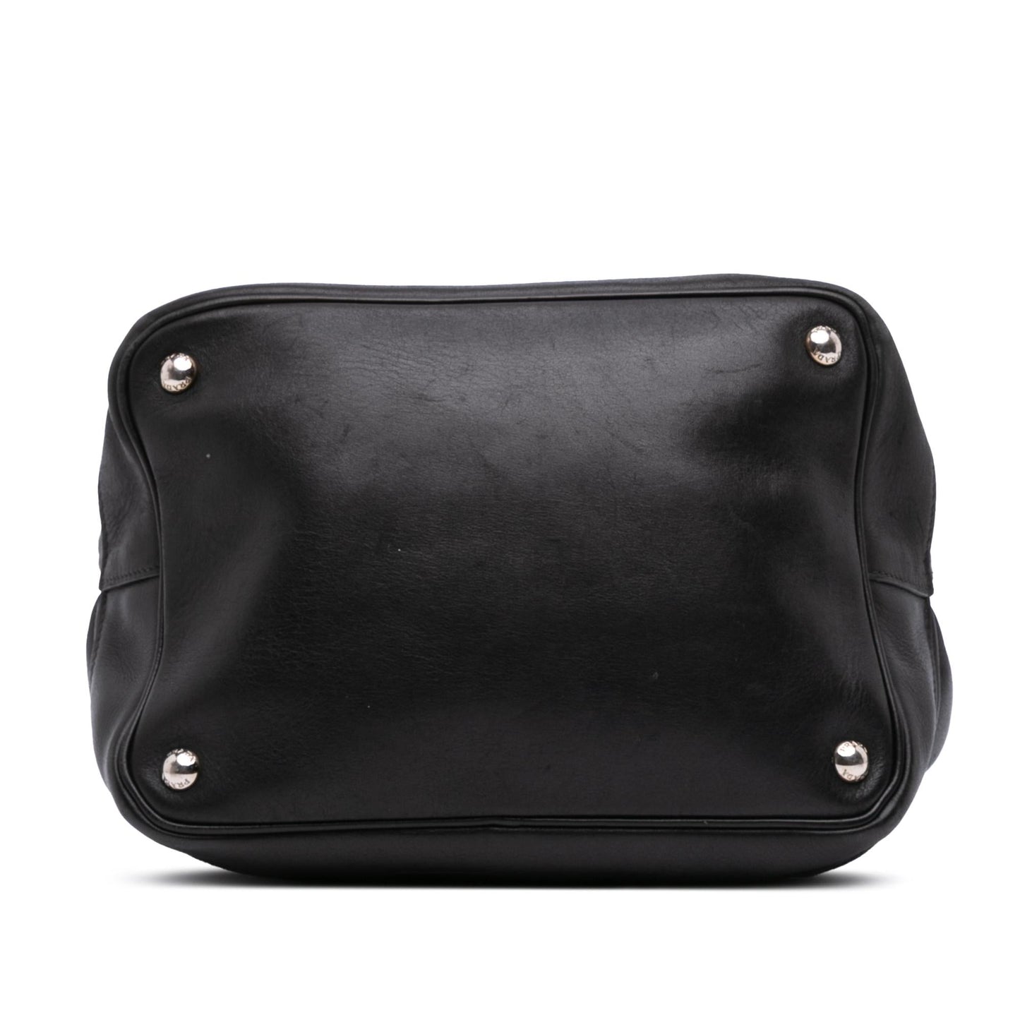 Prada City Calf Drawstring Bucket Bag