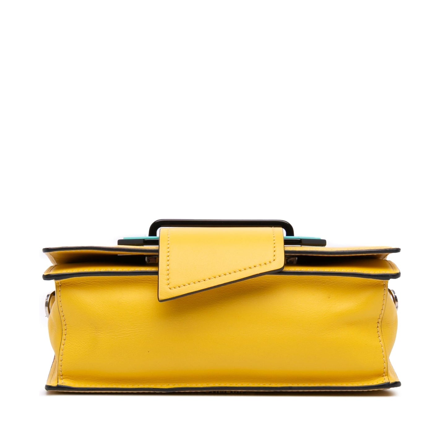 Prada City Calf Plex Ribbon Crossbody