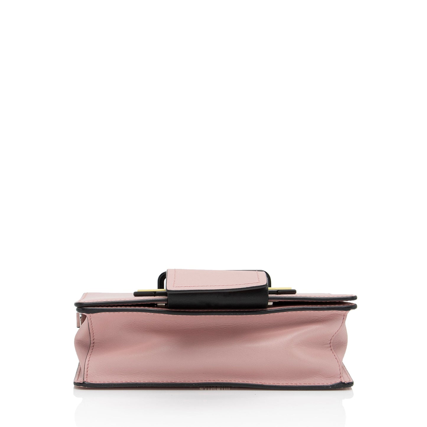 Prada City Calfskin Plex Ribbon Shoulder Bag