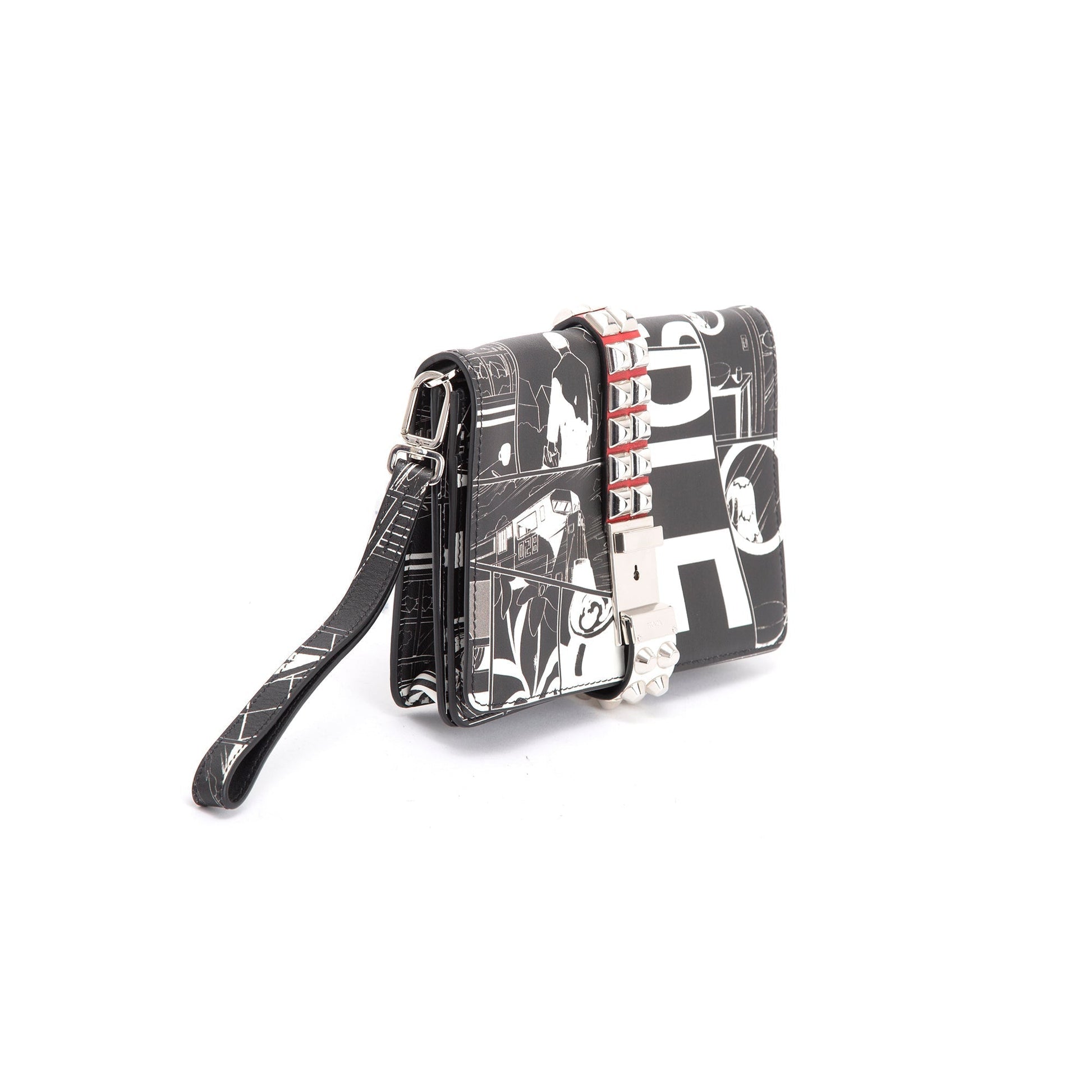Prada Comic Elektra Wristlet Clutch