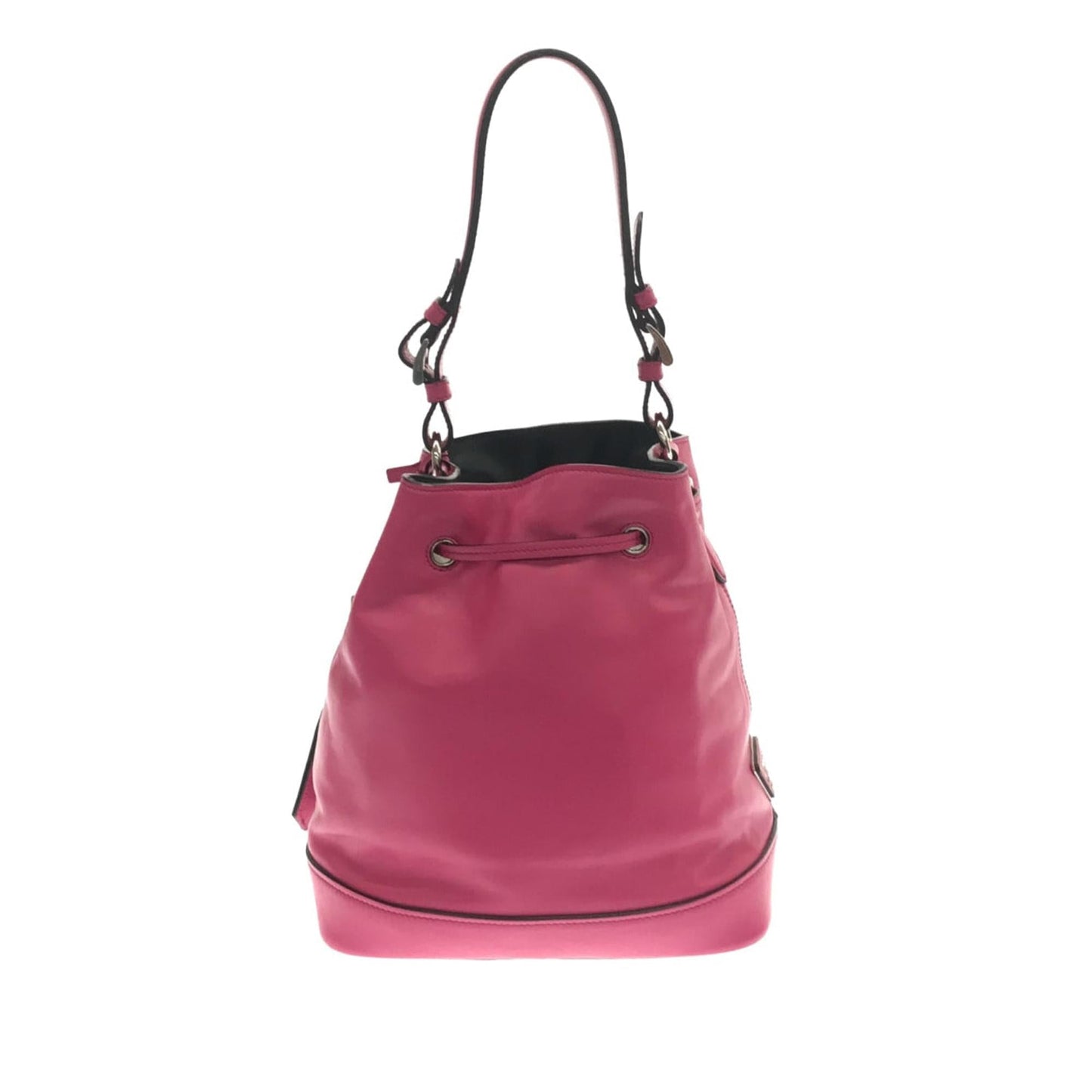 Prada Convertible Drawstring Leather Bucket Bag (SHG-zCbWzU)