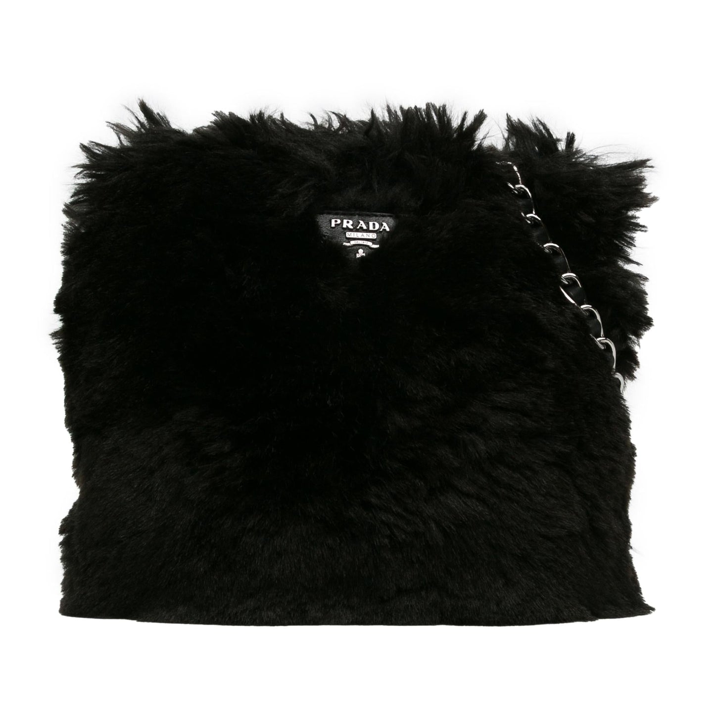 Prada Eco Fur Chain Crossbody Bag (SHG-nSRNhl)