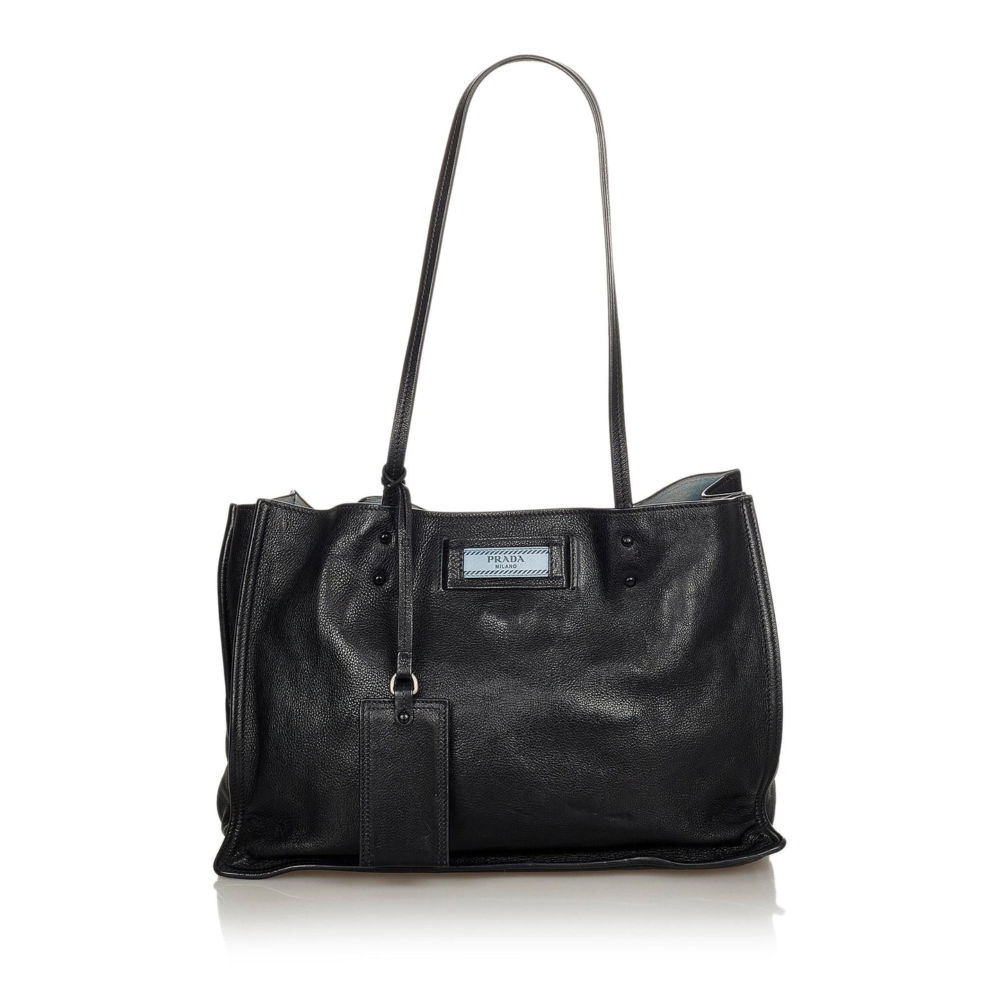 Prada Etiquette Leather Tote Bag (SHG-24647)
