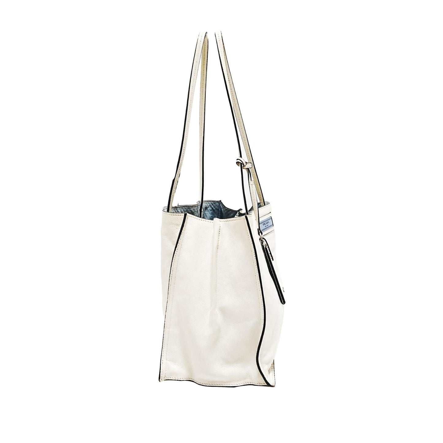 Prada Etiquette Leather Tote Bag (SHG-34016)