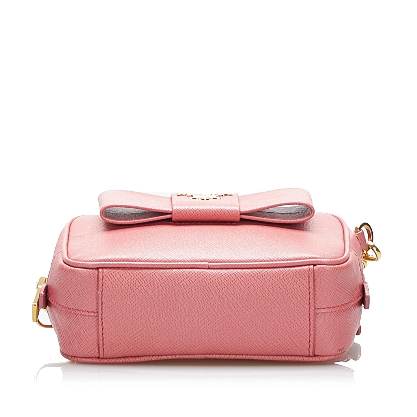 Prada Fiocco Bow Saffiano Crossbody Bag (SHG-lPa02z)