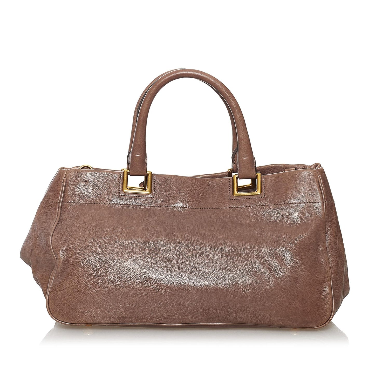 Prada Glace Calf Leather Satchel (SHG-32614)