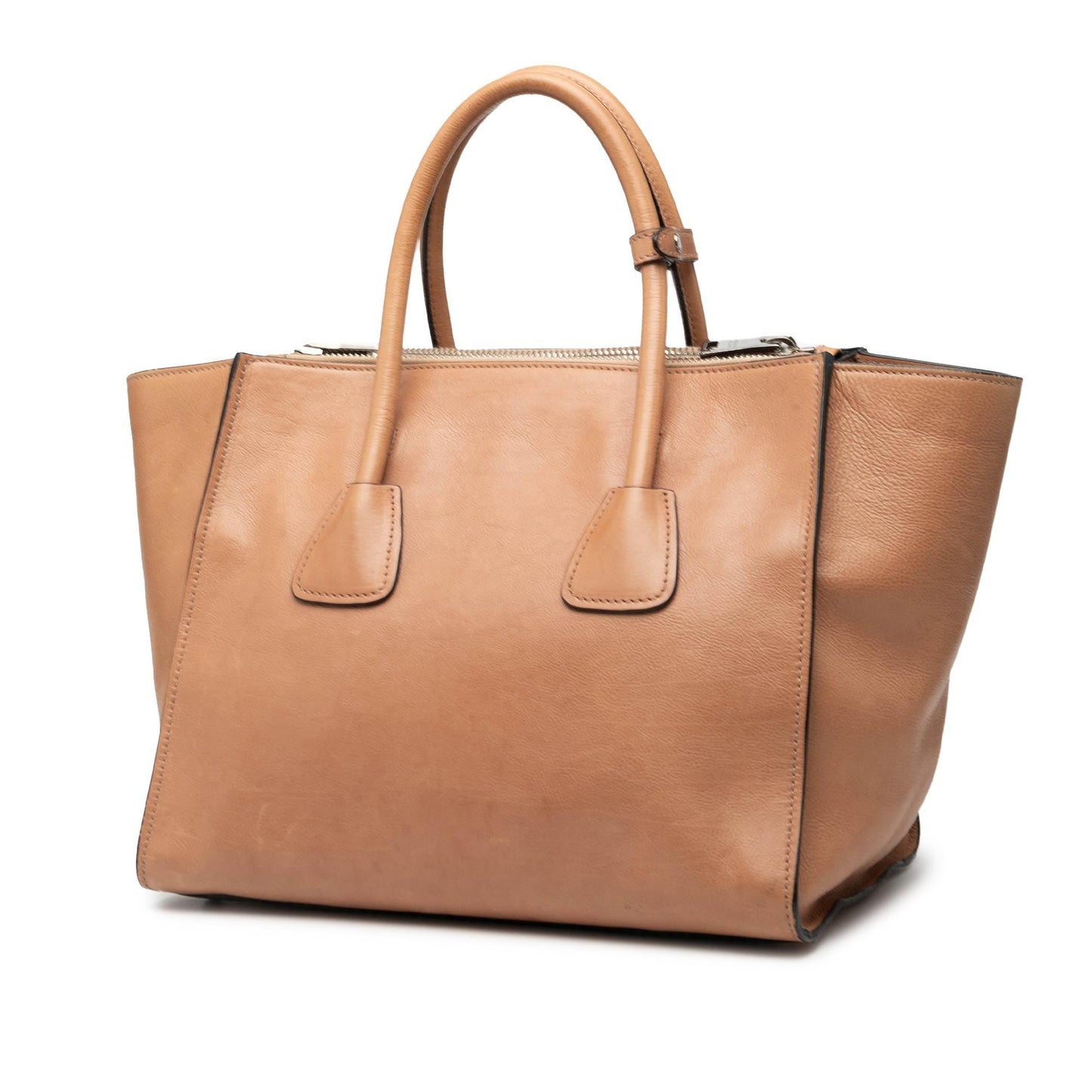 Prada Glace Calf Twin Pocket Satchel