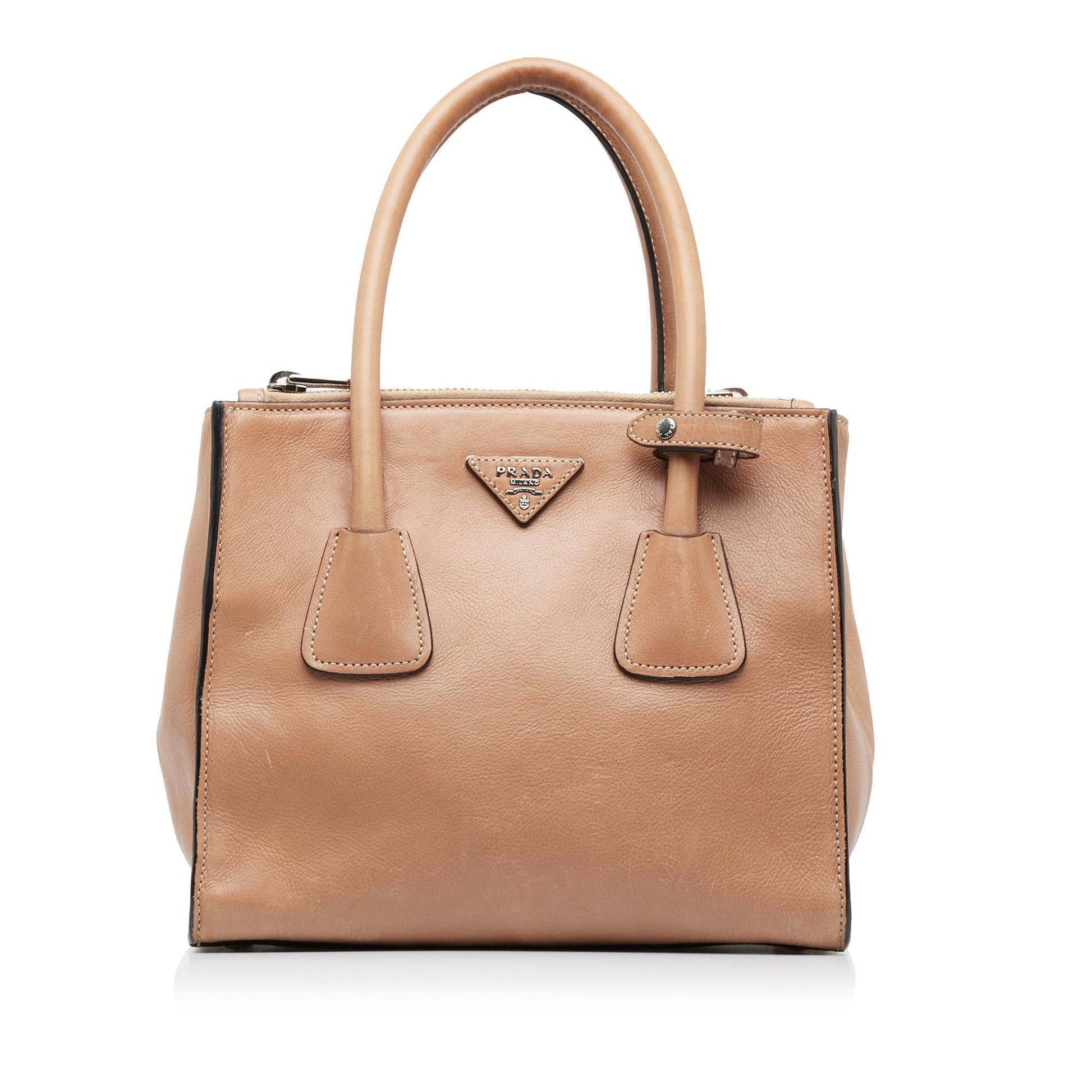 Prada Glace Calf Twin Pocket (SHG- ) Luxury Handbag