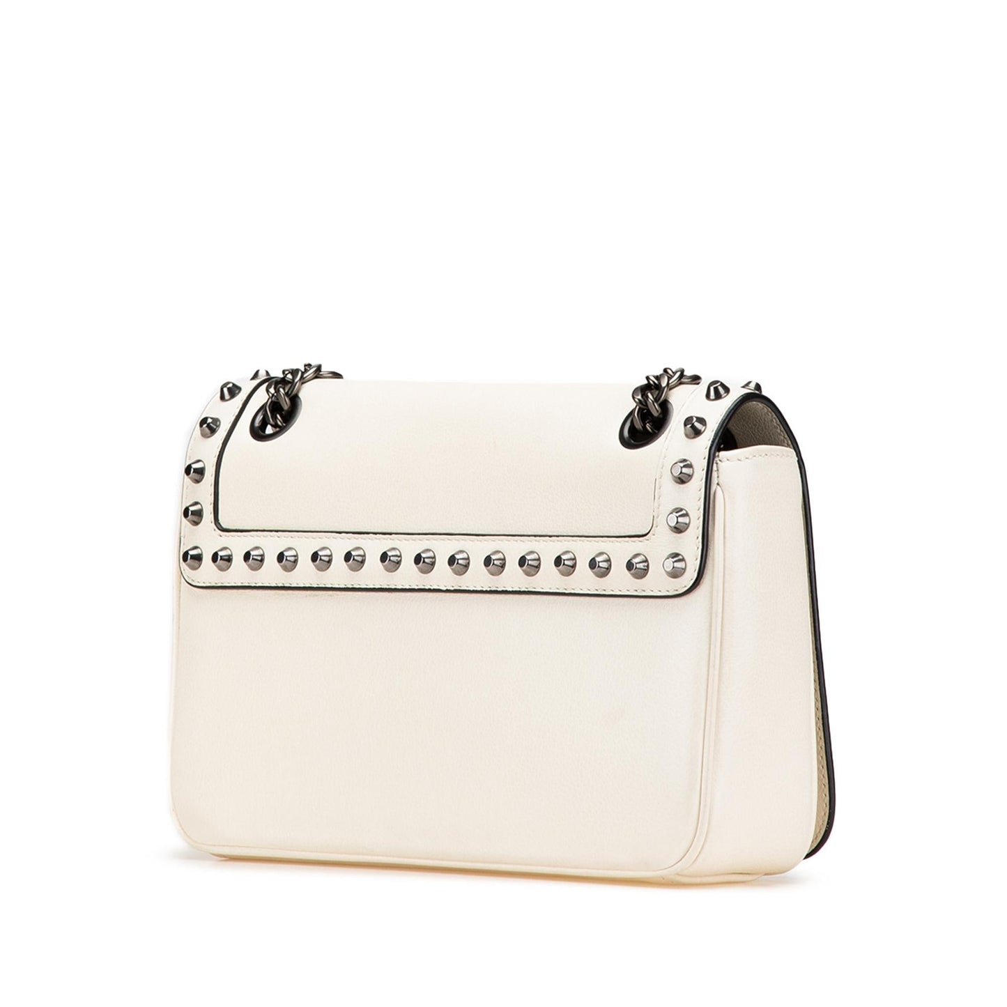 Prada Glace Calfskin Studded Crossbody