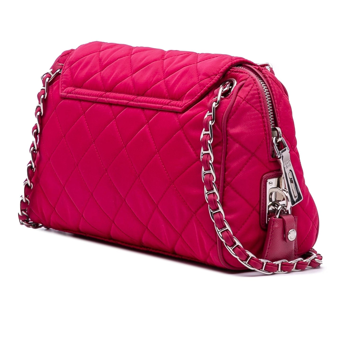 Prada Impuntu Tessuto Chain Crossbody