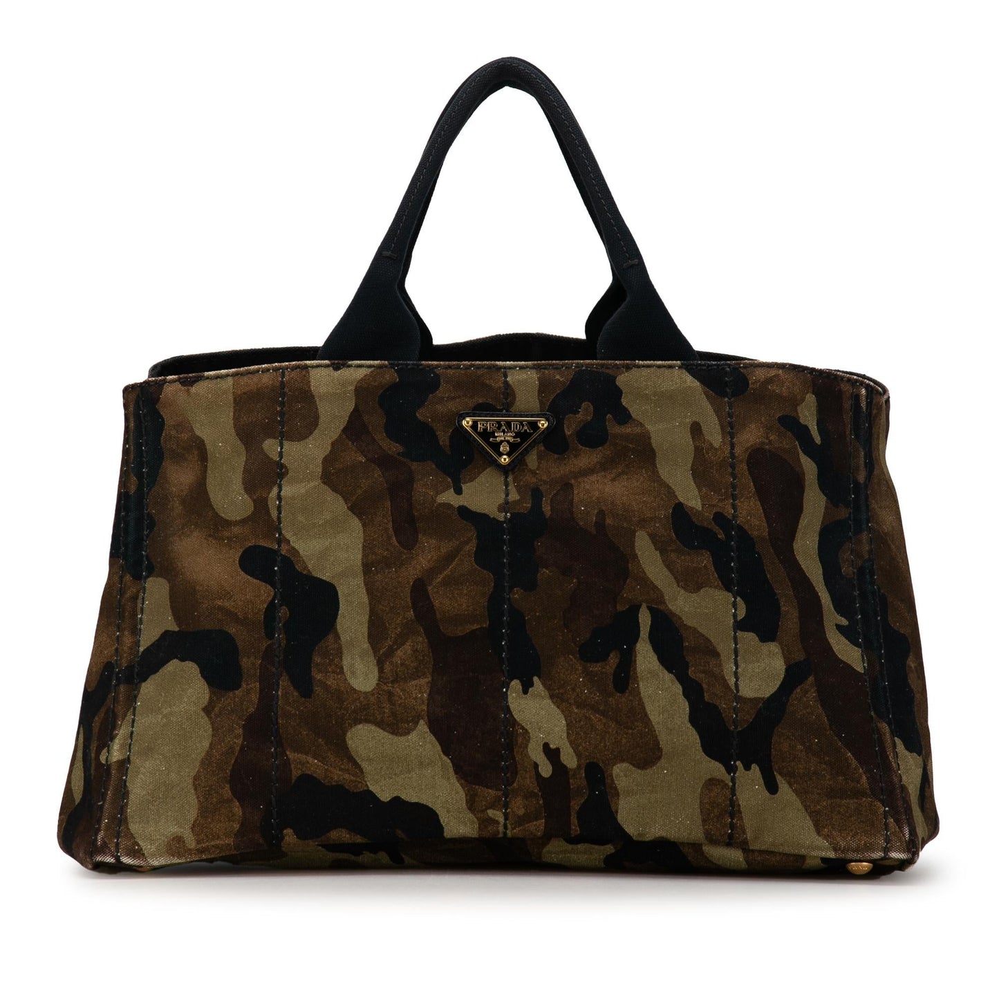 Prada Large Camouflage Stampata Canapa Tote (SHG-BOAIpk)
