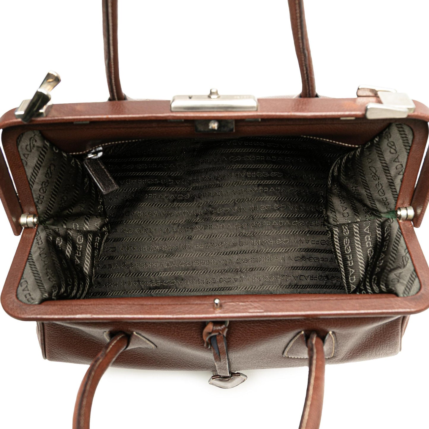 Prada Large Goatskin Frame Bag