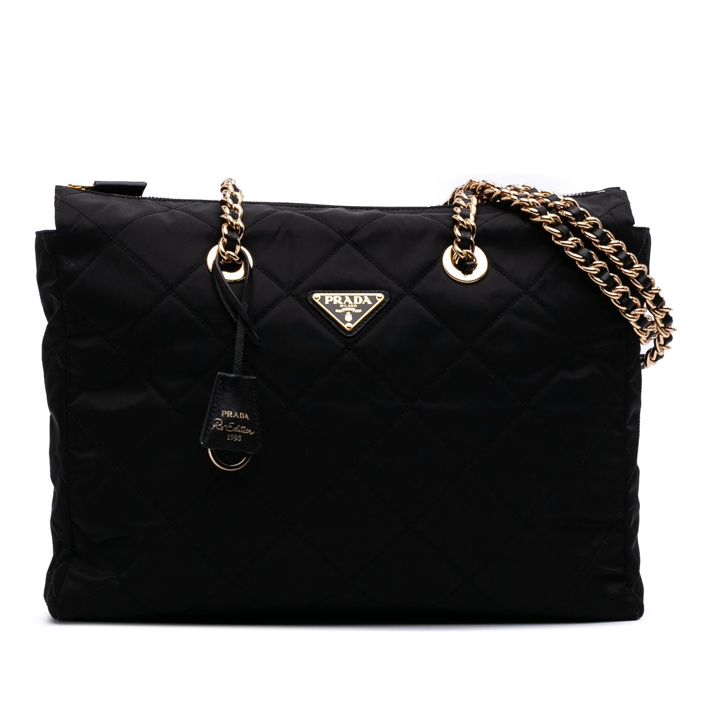 Prada Large Impuntu Re Nylon Re Edition 1995 Chaine Tote