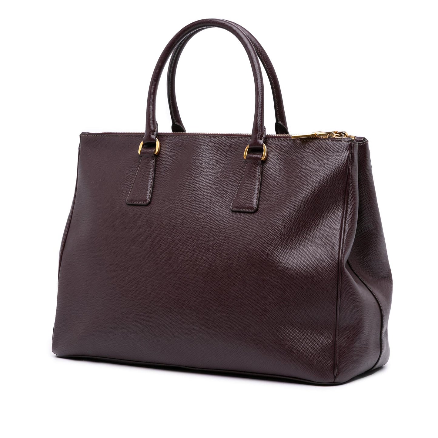 Prada Large Saffiano Lux Galleria Double Zip Tote