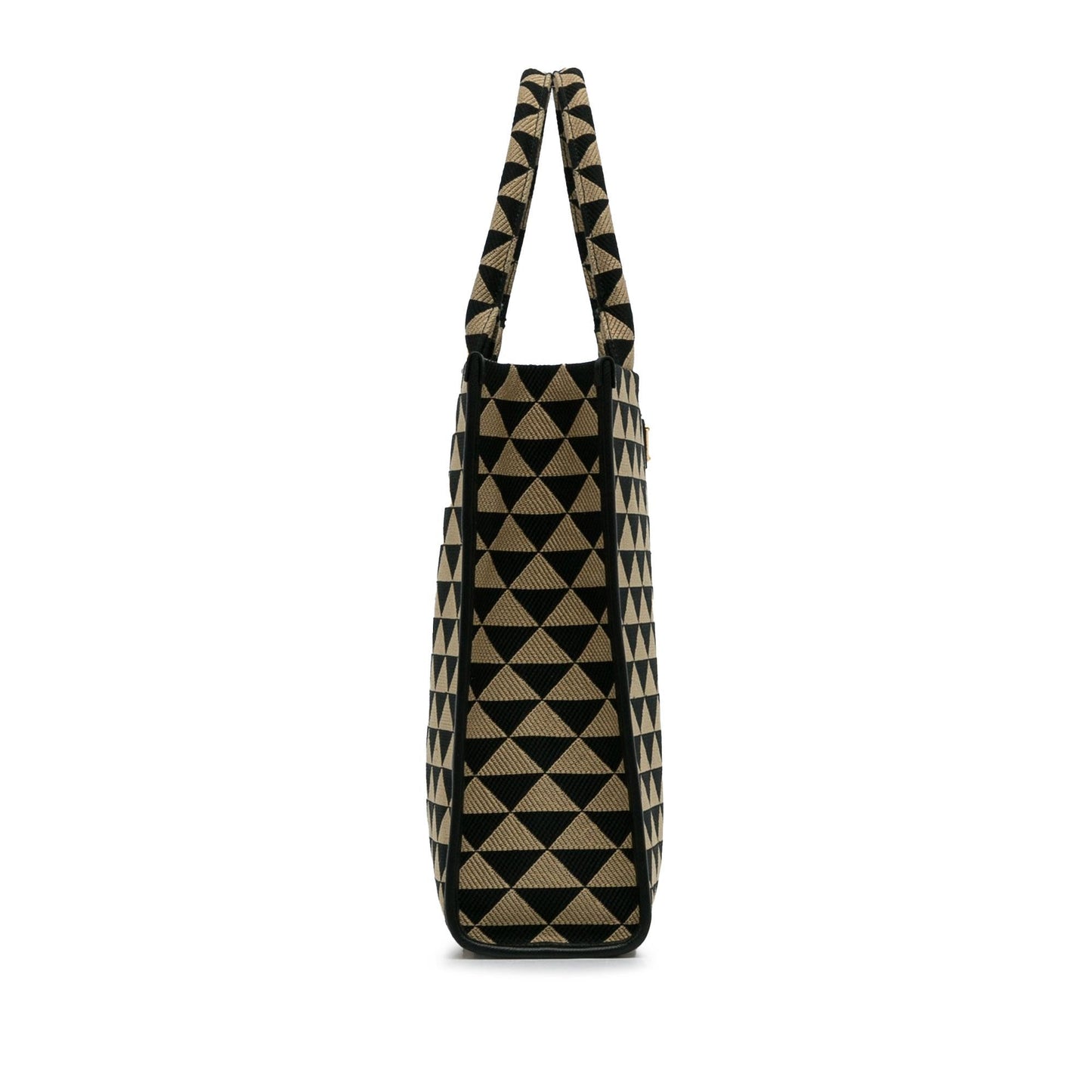 Prada Large Triangolo Jacquard Symbole Tote (SHG-8Nku9Q)