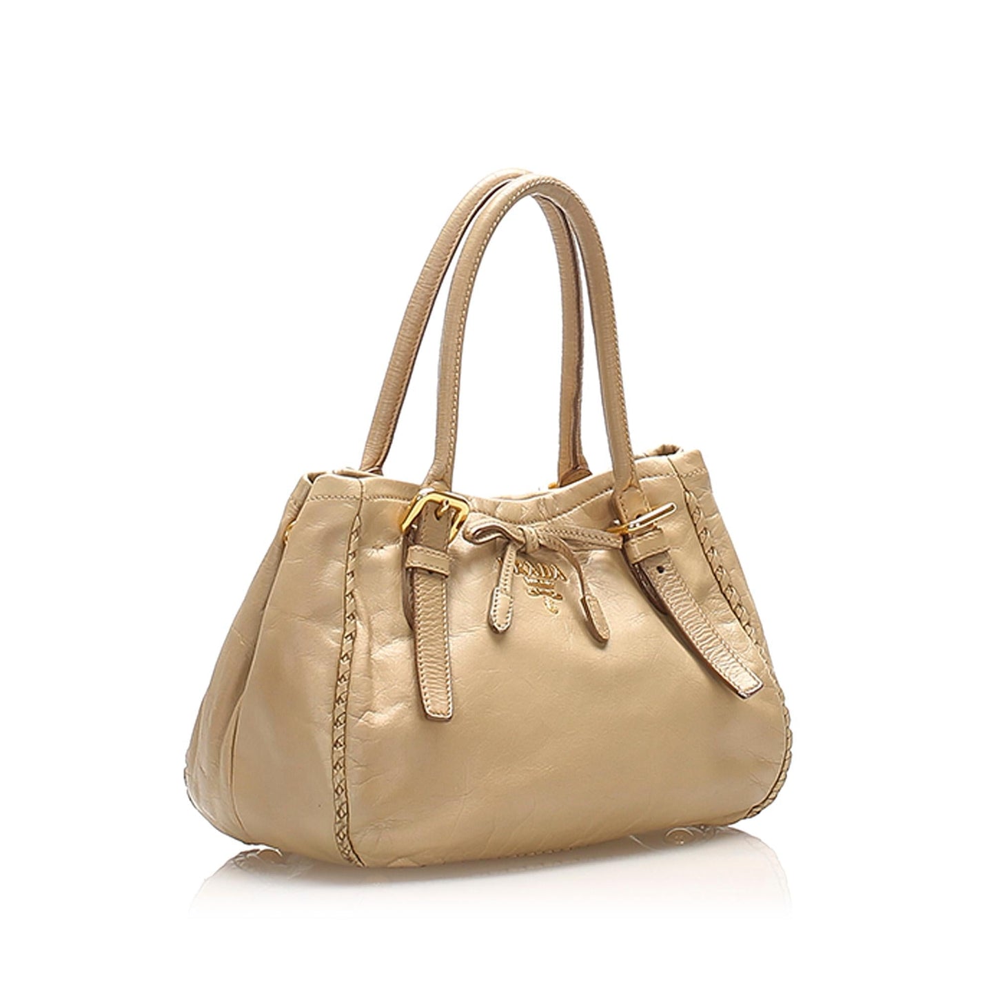 Prada Leather Satchel (SHG-22383)