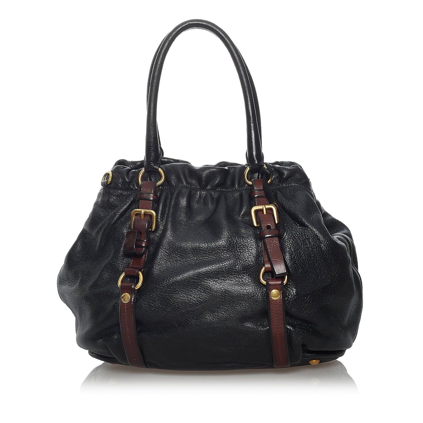Prada Leather Satchel (SHG-29446)
