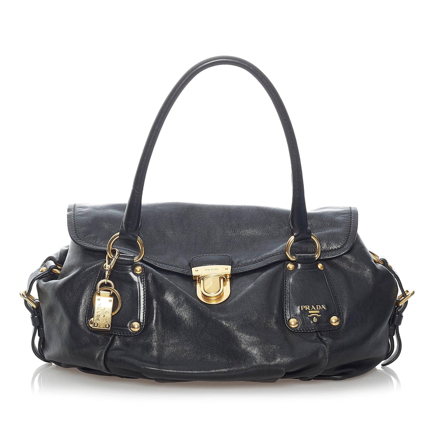 Prada Leather Satchel (SHG-31253)