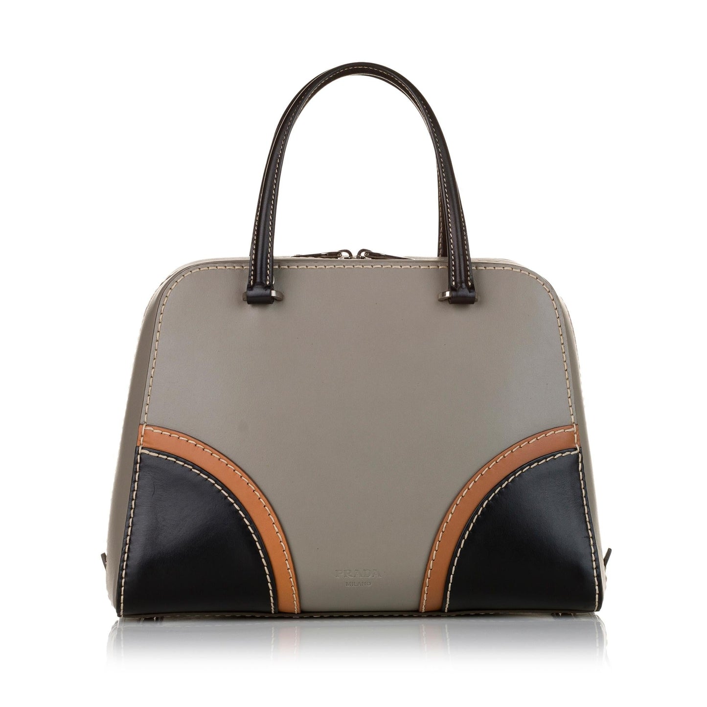 Prada Leather Satchel (SHG-33146)