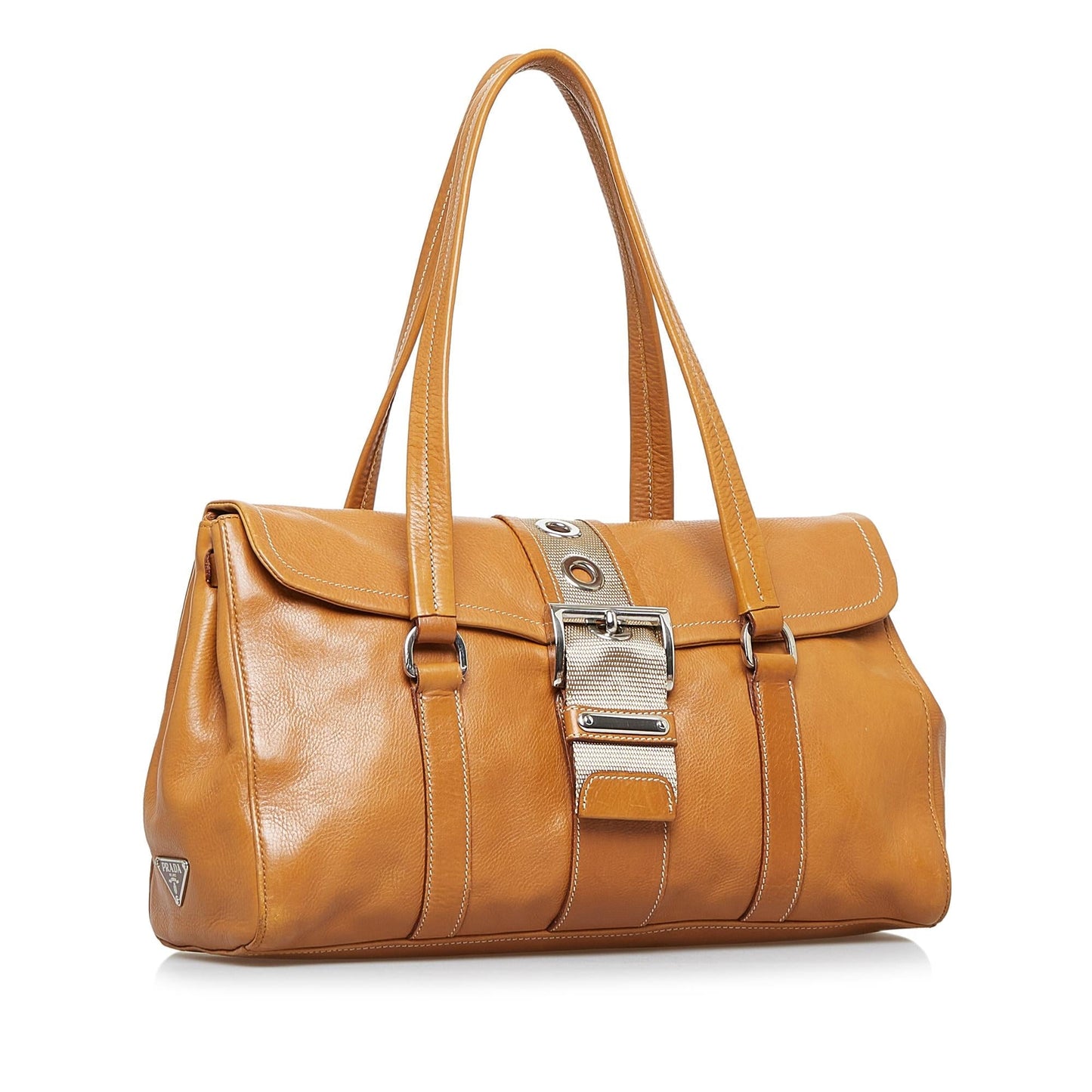 Prada Leather Shoulder Bag (SHG-hxTINg)