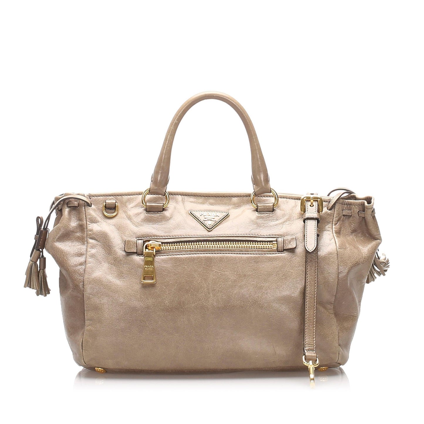 Prada Leather Tote ( )