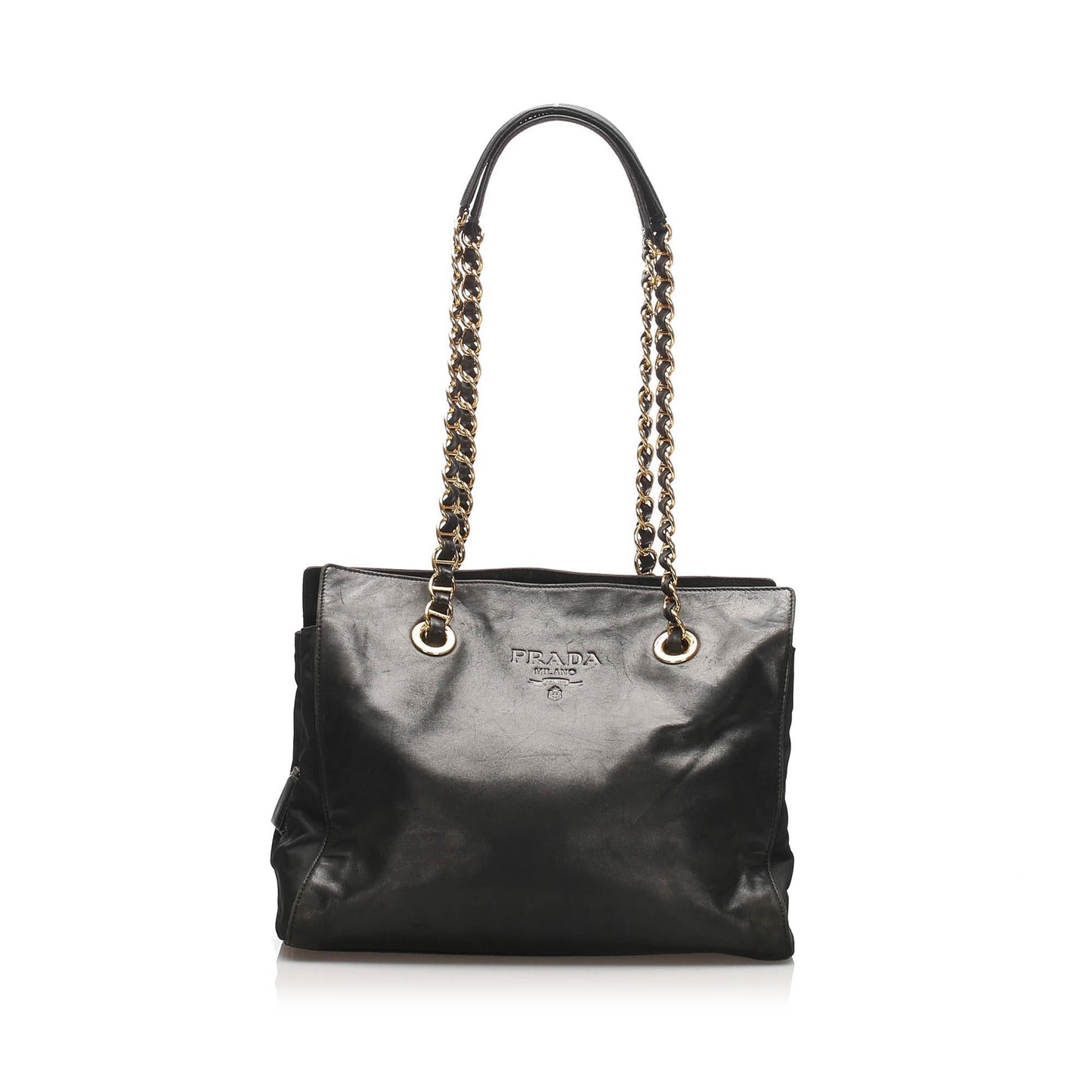 Prada Leather Tote Bag ( )