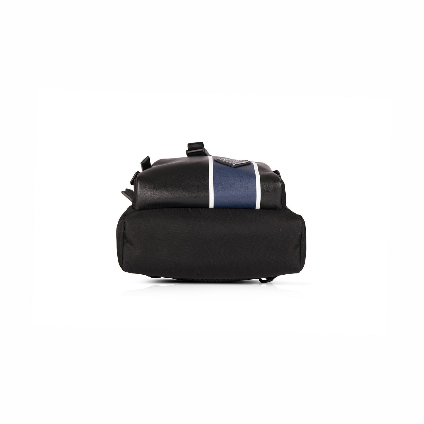 Prada Leather-Trimmed Tessuto Nylon Sling Backpack