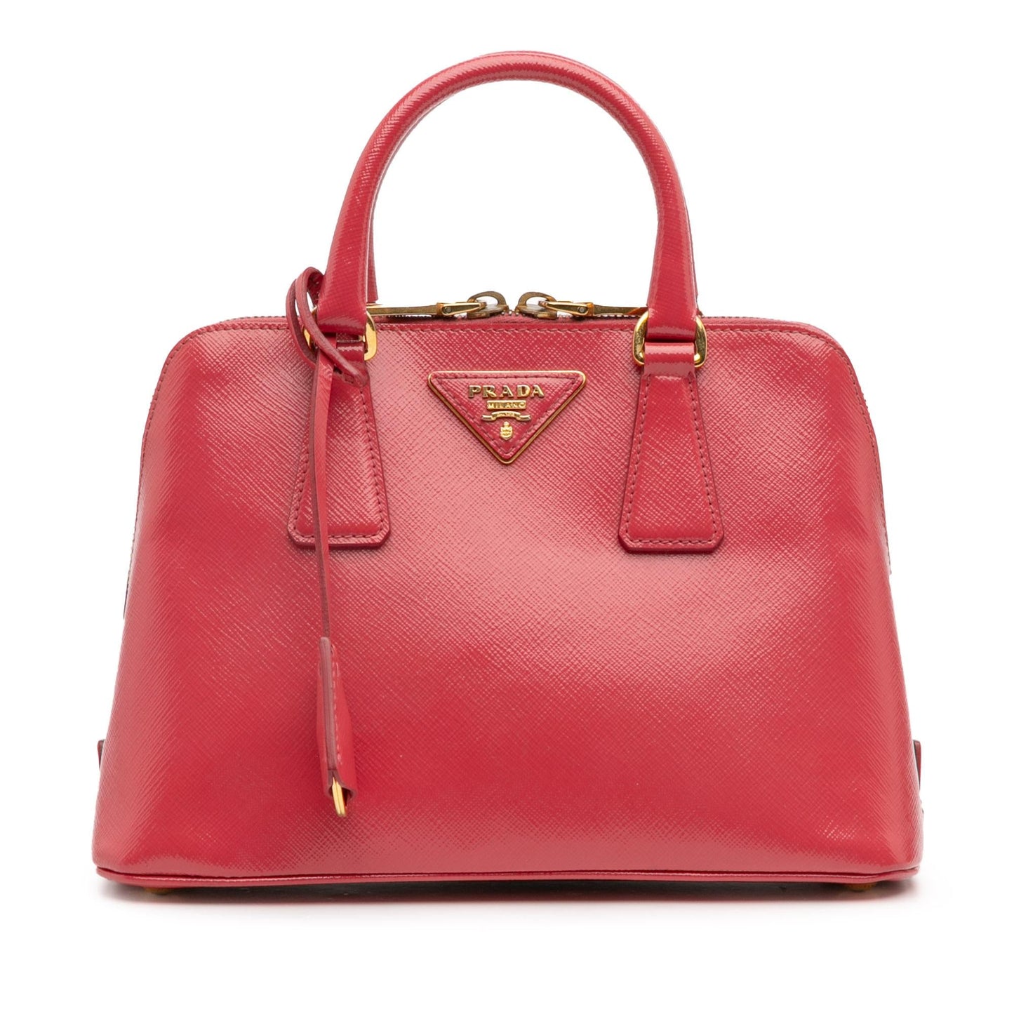 Prada Limited Edition Small Saffiano Vernice Promenade Satchel