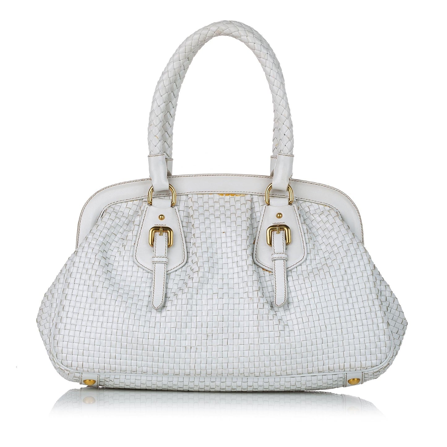 Prada Madras Frame Handbag (SHG-29285)