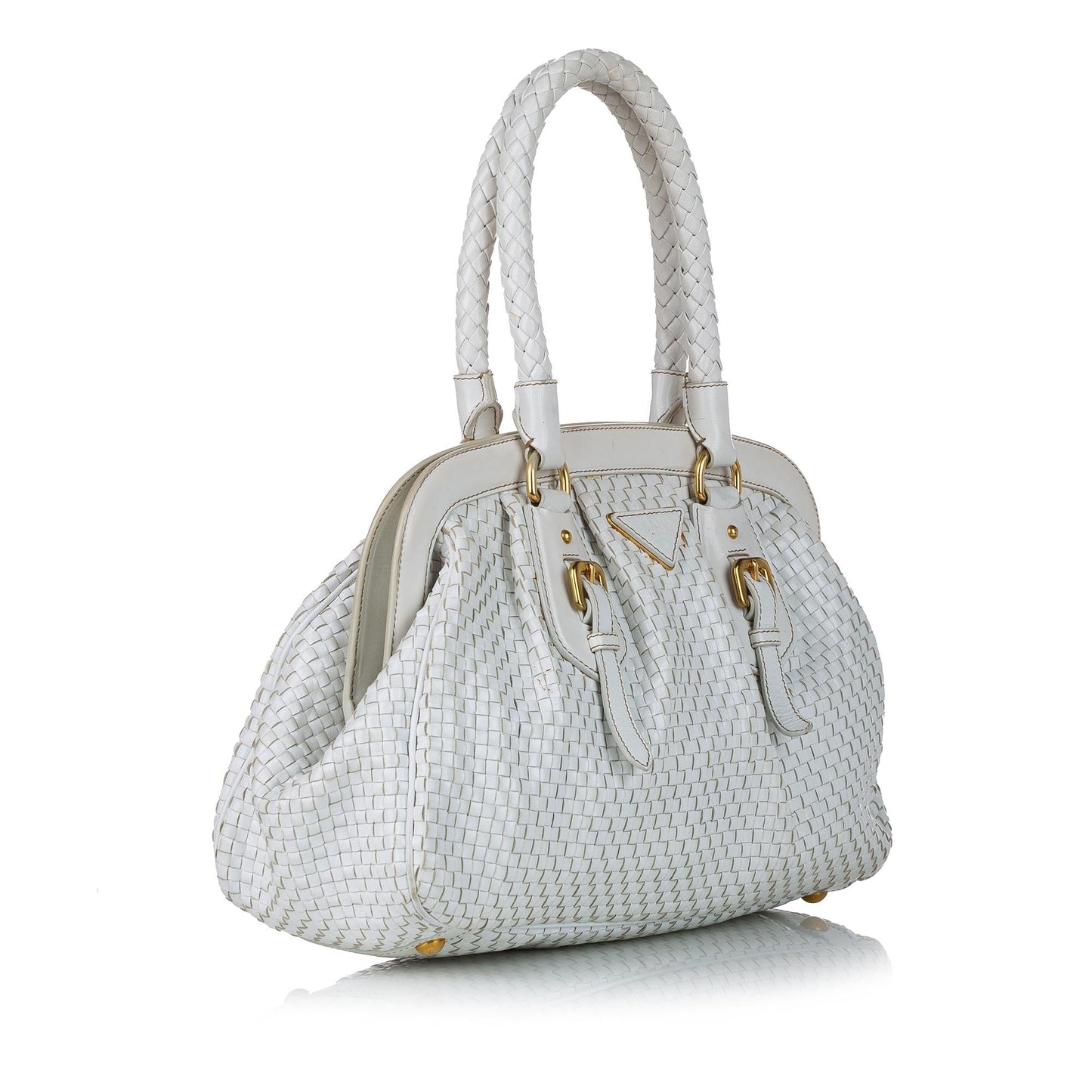 Prada Madras Frame Handbag (SHG-29285)